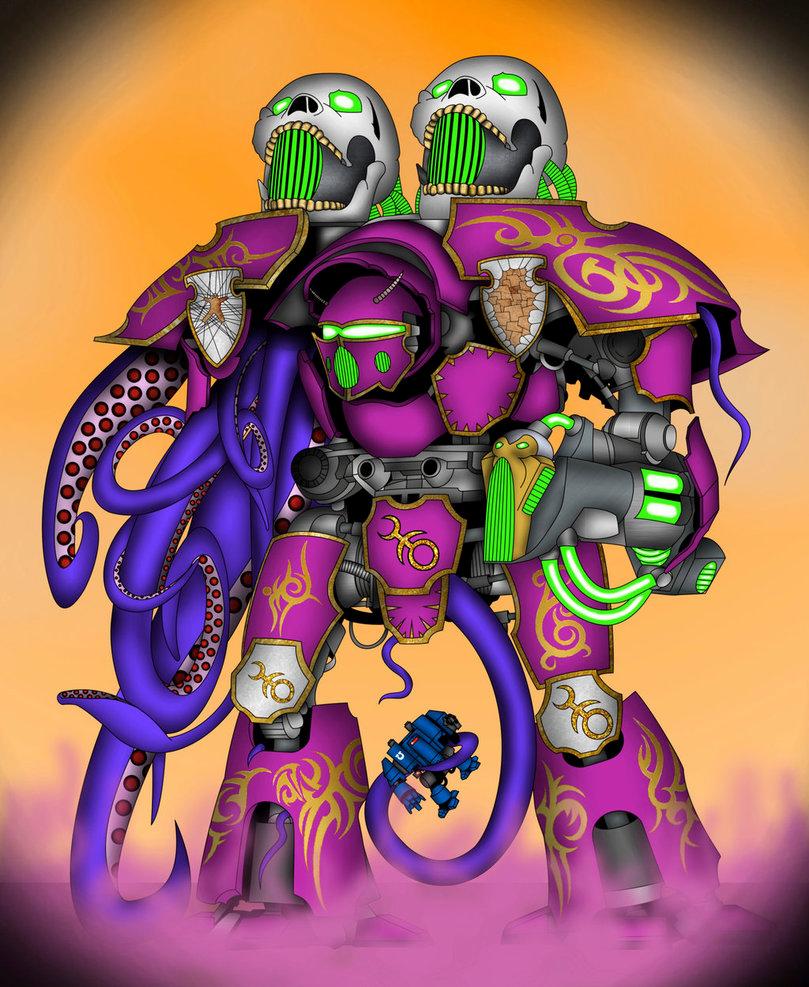 Artwork, Digital, Drawing, Noiselord, Painlord, Painting, Slaanesh, Titan, Warlord