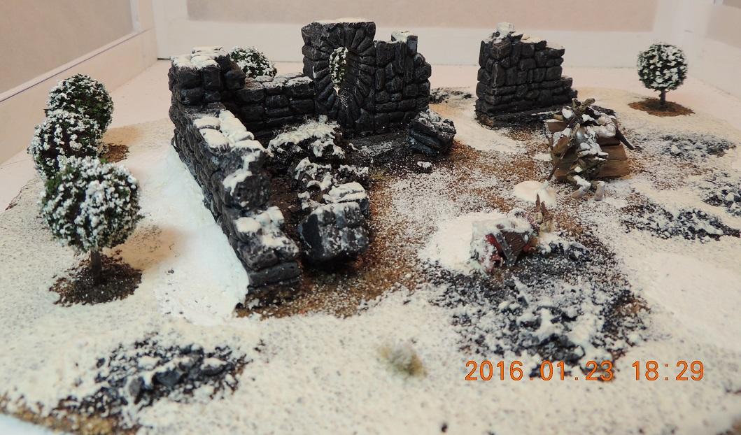 Dead Of Winter, Frostgrave, Ruins, Snow, Terrain, Winter