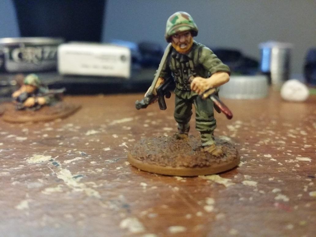 Backpack, Bloody, Camouflage, Green, Knife, Sergeant, Space Marines, U.s. Marines, U.s.a, Warlord
