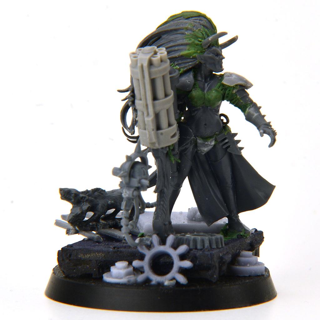 Blanchitsu, Dark Elves, Games Workshop, Greenstuff, Hannya Noh, Inq28, Inquisitor Conversion, Necromunda, Sorceress