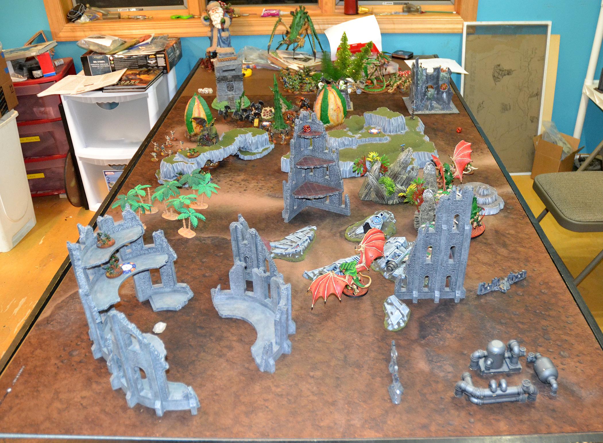 Battle Report, Chaos, Tyranids, Warhammer 40,000