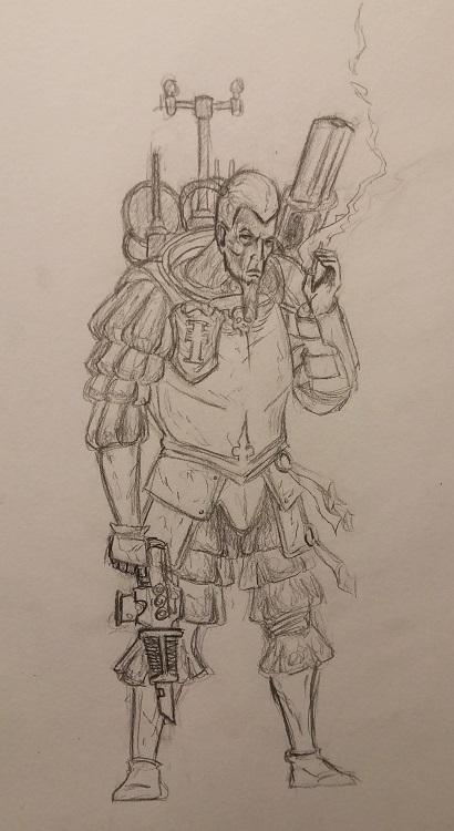 Inquisitor Falx Sketch