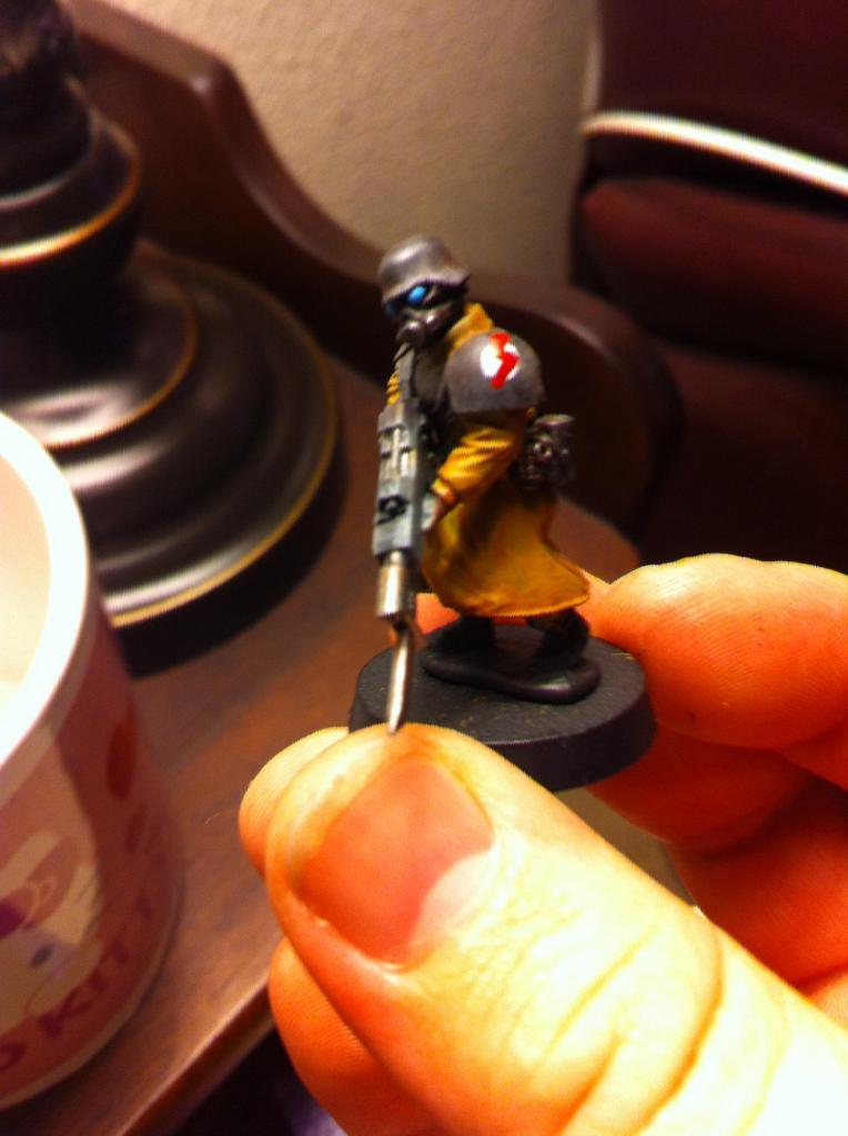 Knock Off Steel Legion From The Defunct Wargames Factory Shock Trooper Line And Using Cadian Arms