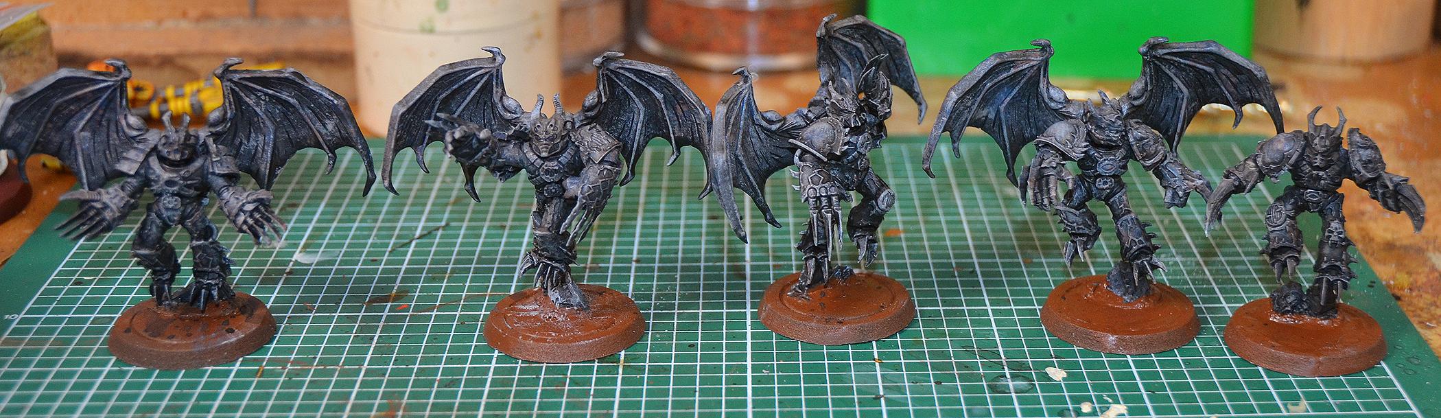 Chaos, Halloween Army, Warhammer 40,000, Work In Progress