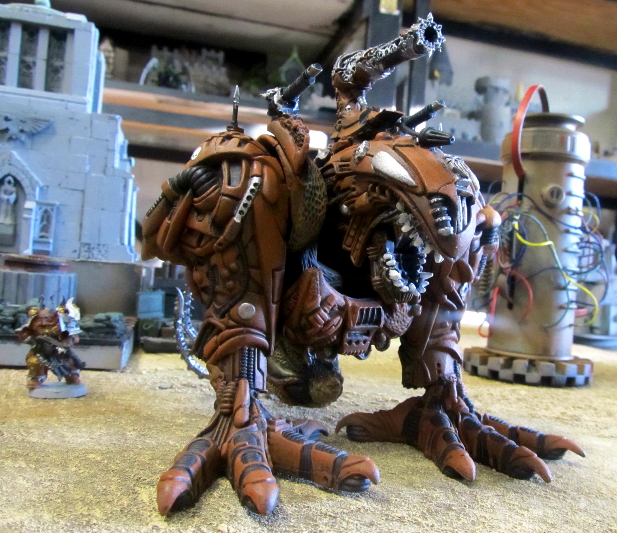 Chaos, Chaos Space Marines, Custom, Daemon Engine, Titain, Walker, Warhammer 40,000