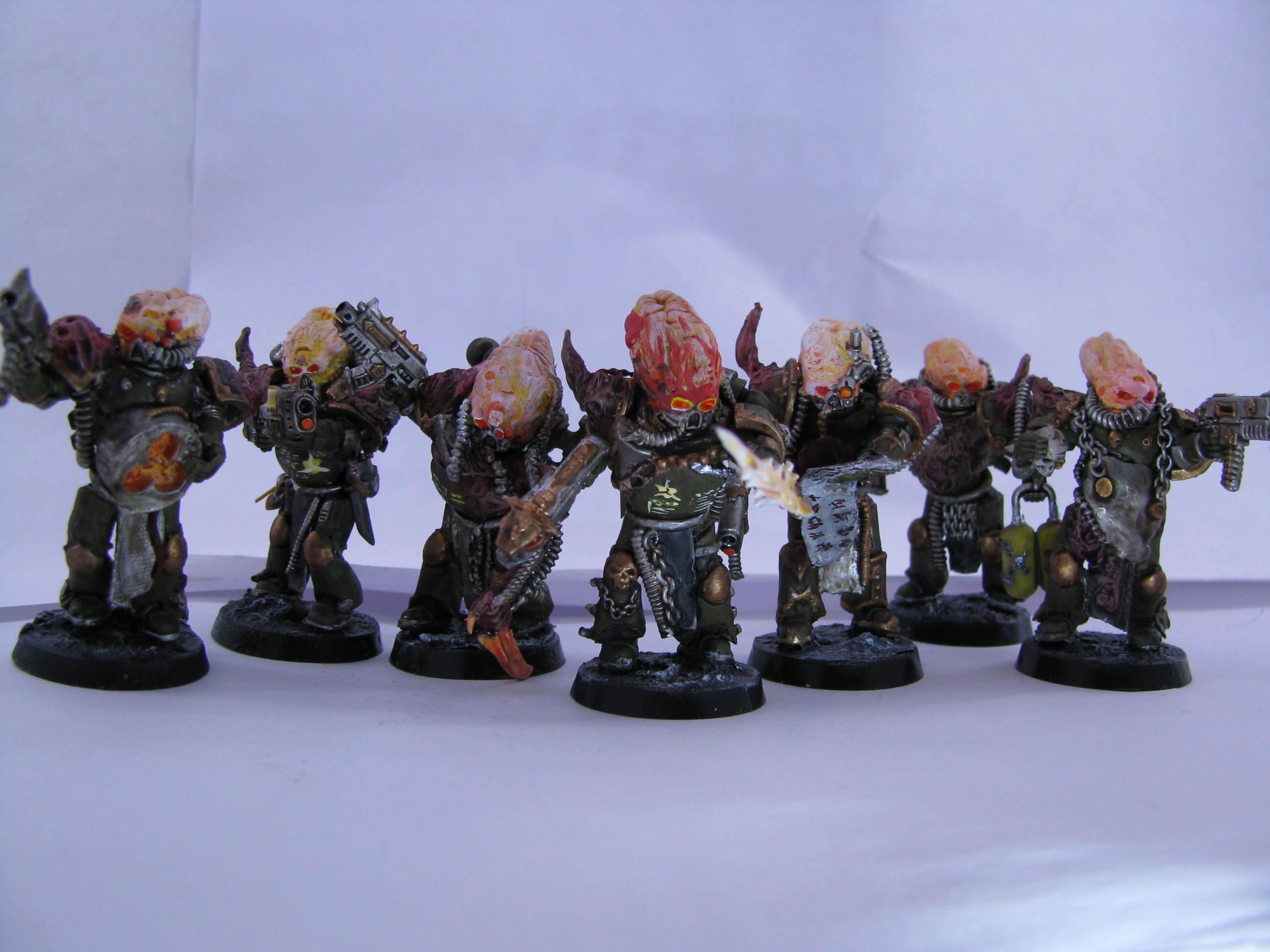 Chaos, Conversion, Nurgle, Plague, Space Marines, True Scale