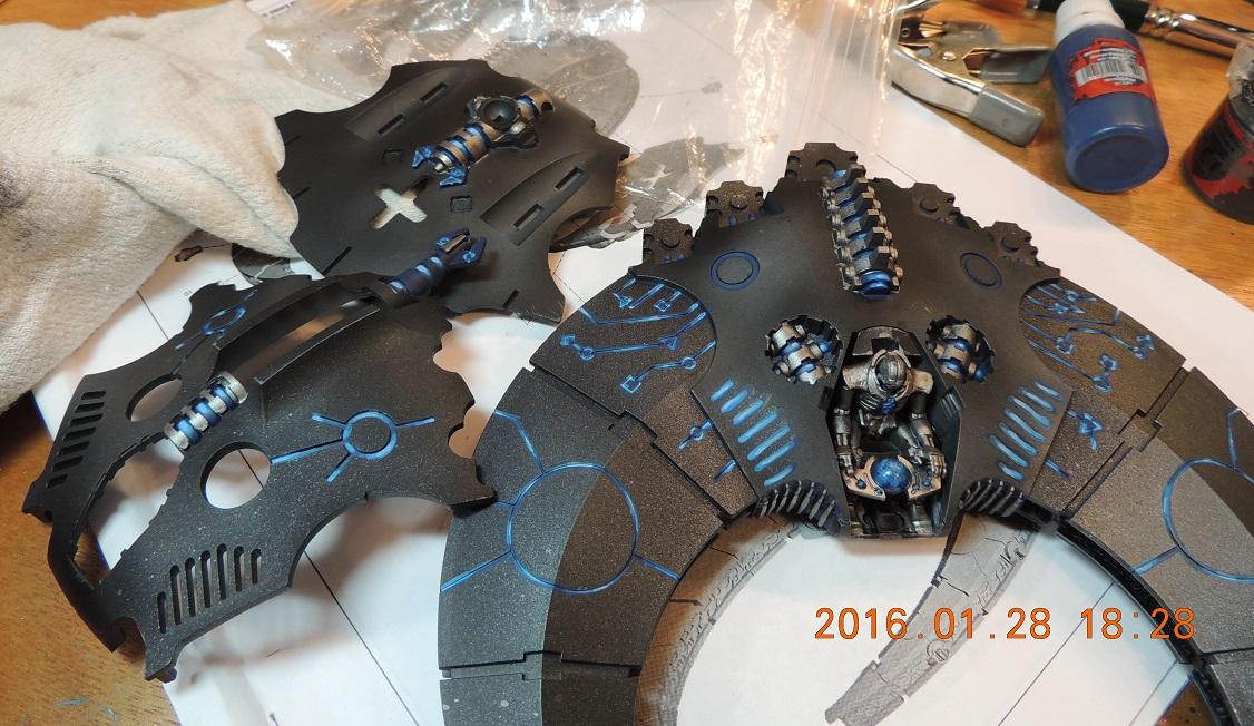 Blue Theme, Doomscythe, Necrons, Warhammer 40,000