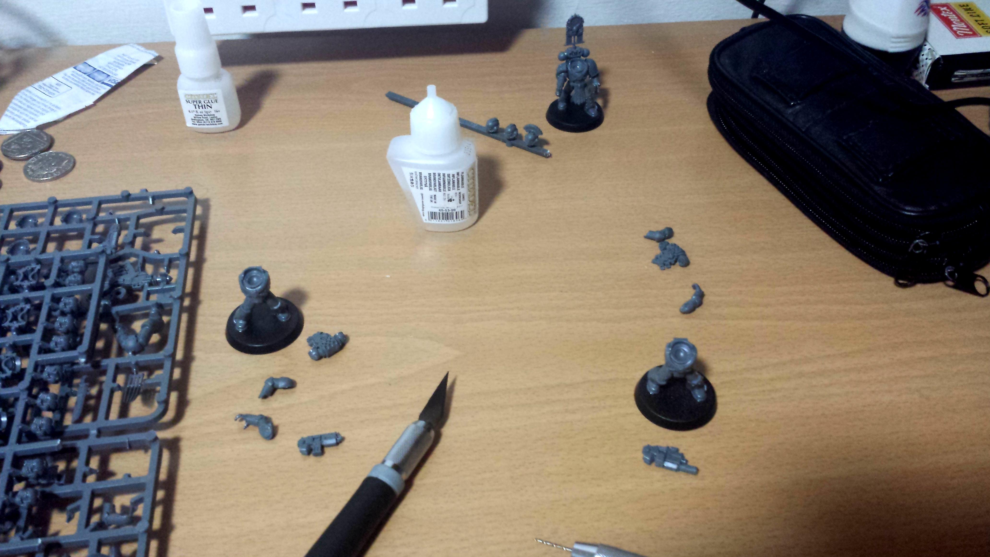Betrayal At Calth, Blood Ravens, Deadshot, Horus Heresy, Space Marine Veterans, Sternguard, Work In Progress