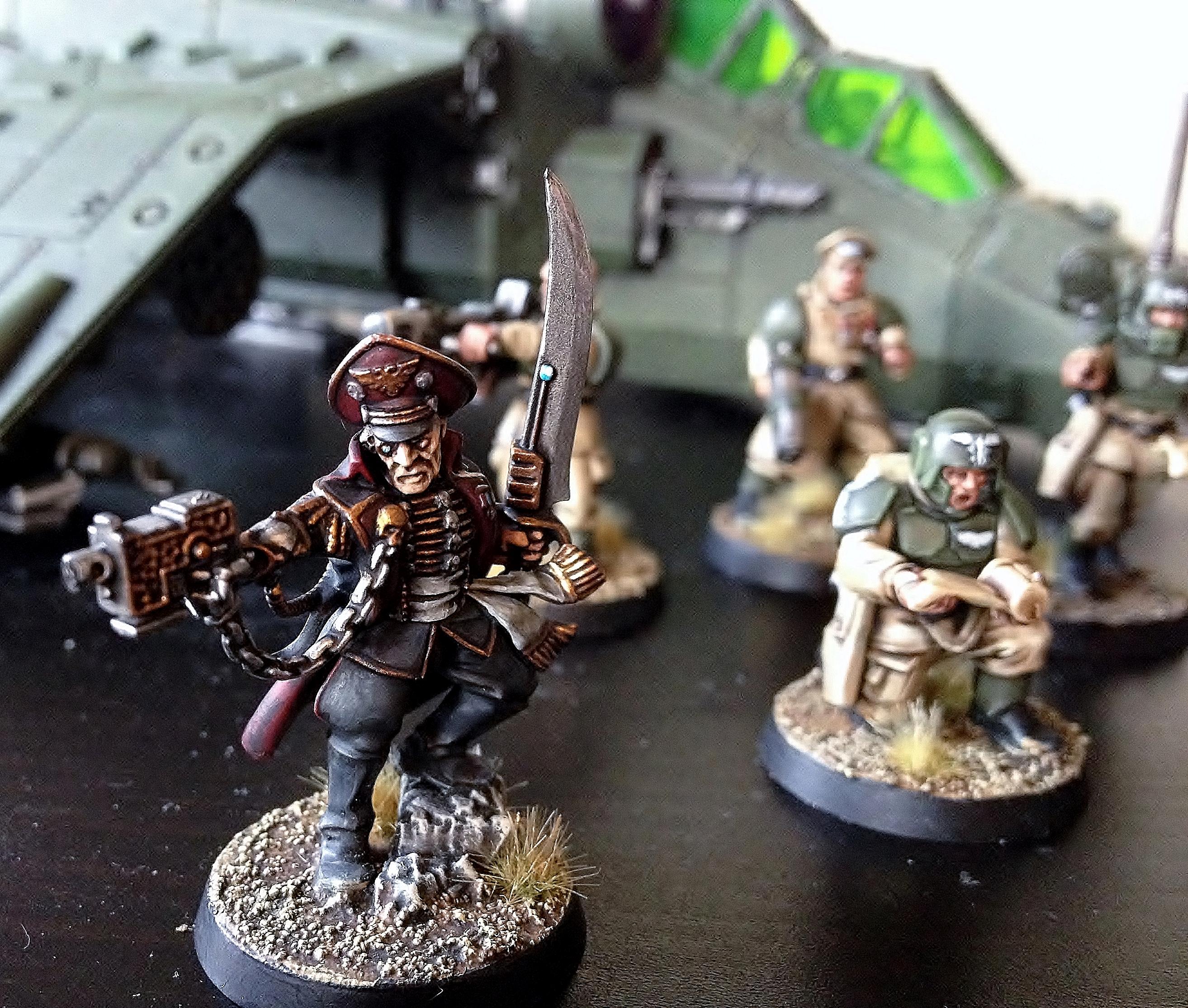 Astra Militarum, Cadians, Commissar, Imperial Guard