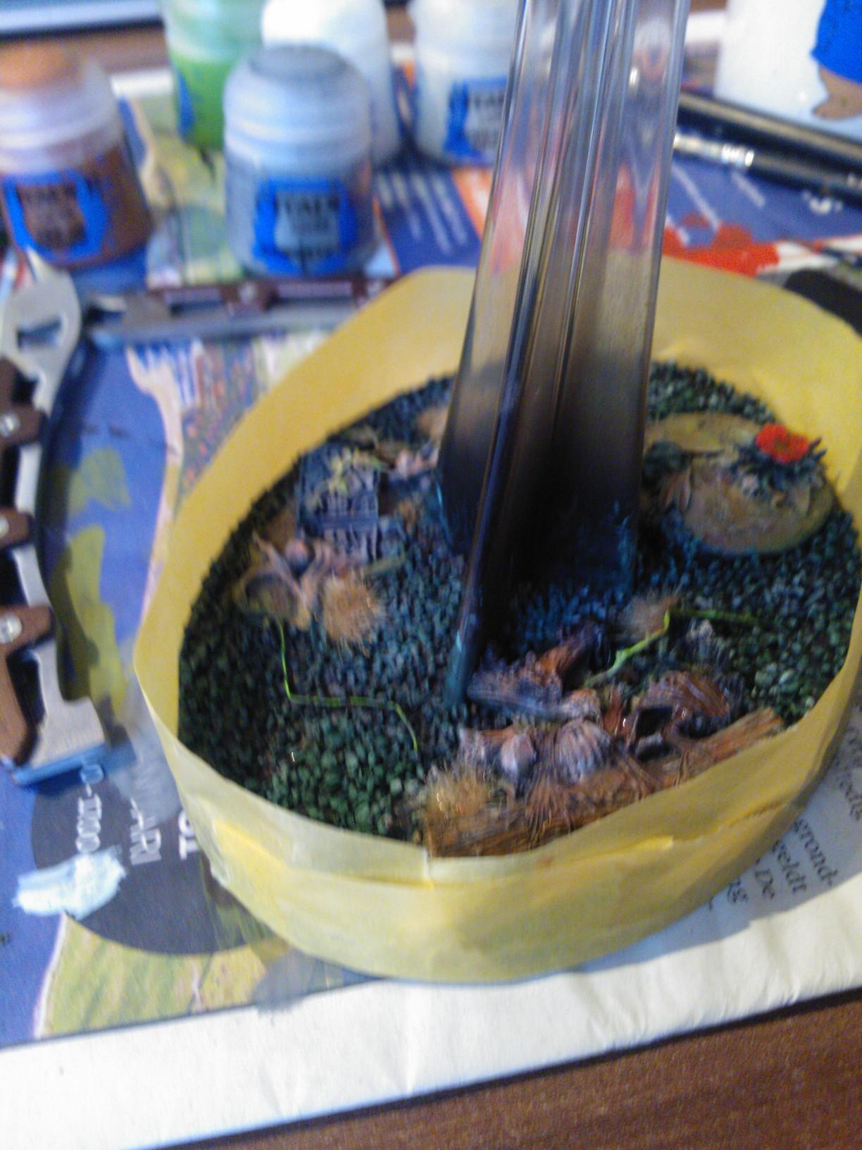 Flyer base before still water