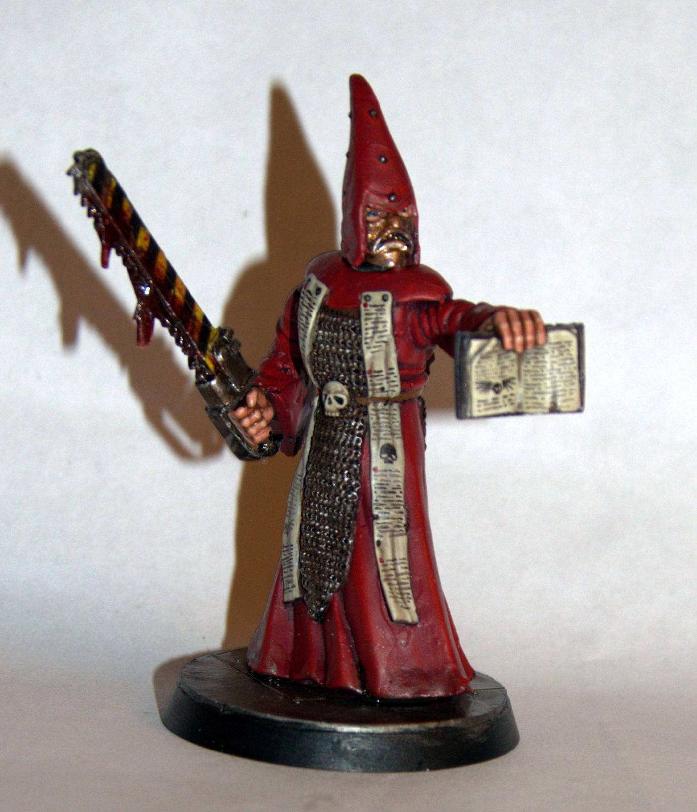 54mm, Cultists, Inquisitor, Redemptionists, Scratch Build, Warhammer 40,000