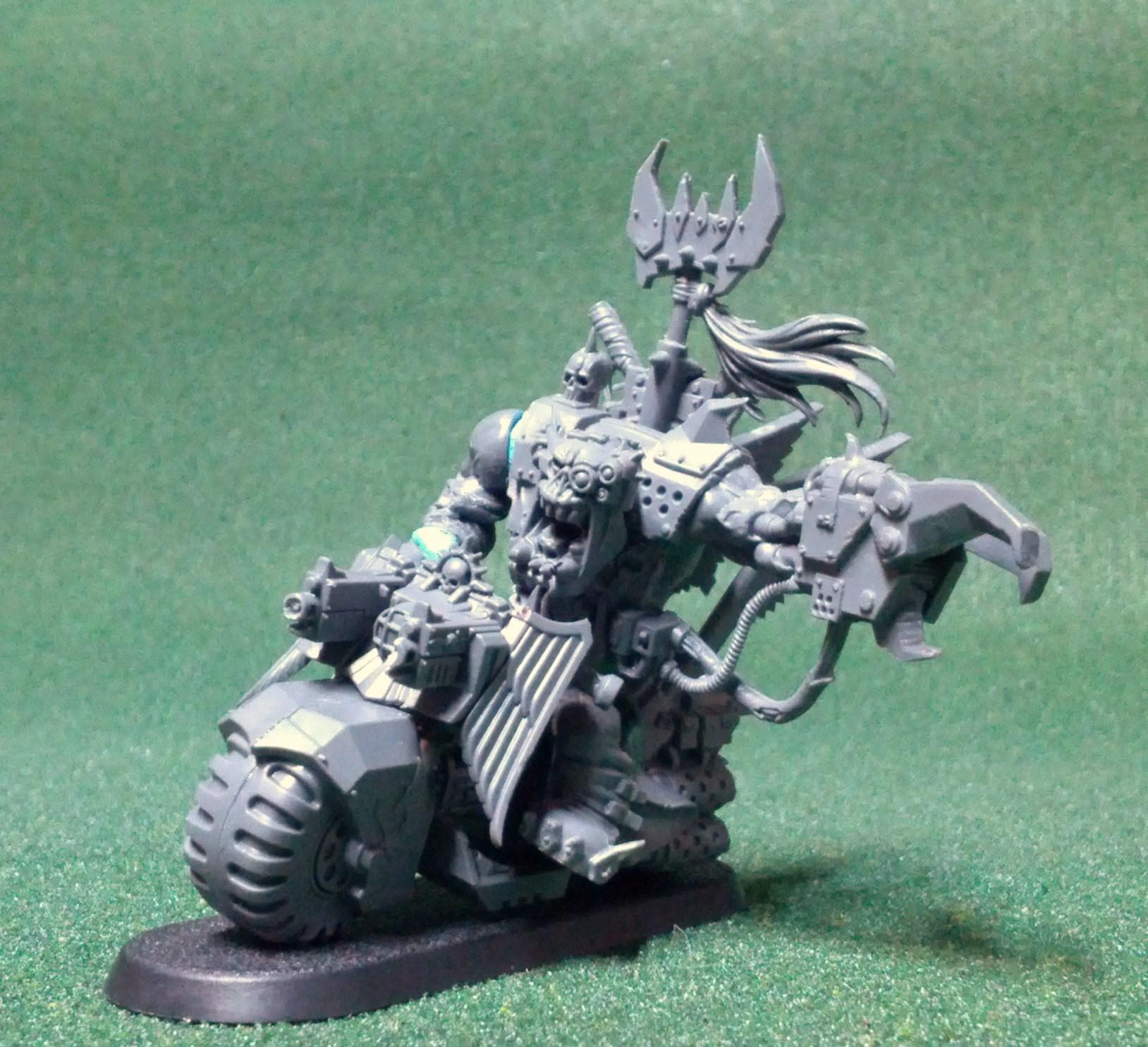Custom, Greenstuff, Orks, Warboss, Work In Progress