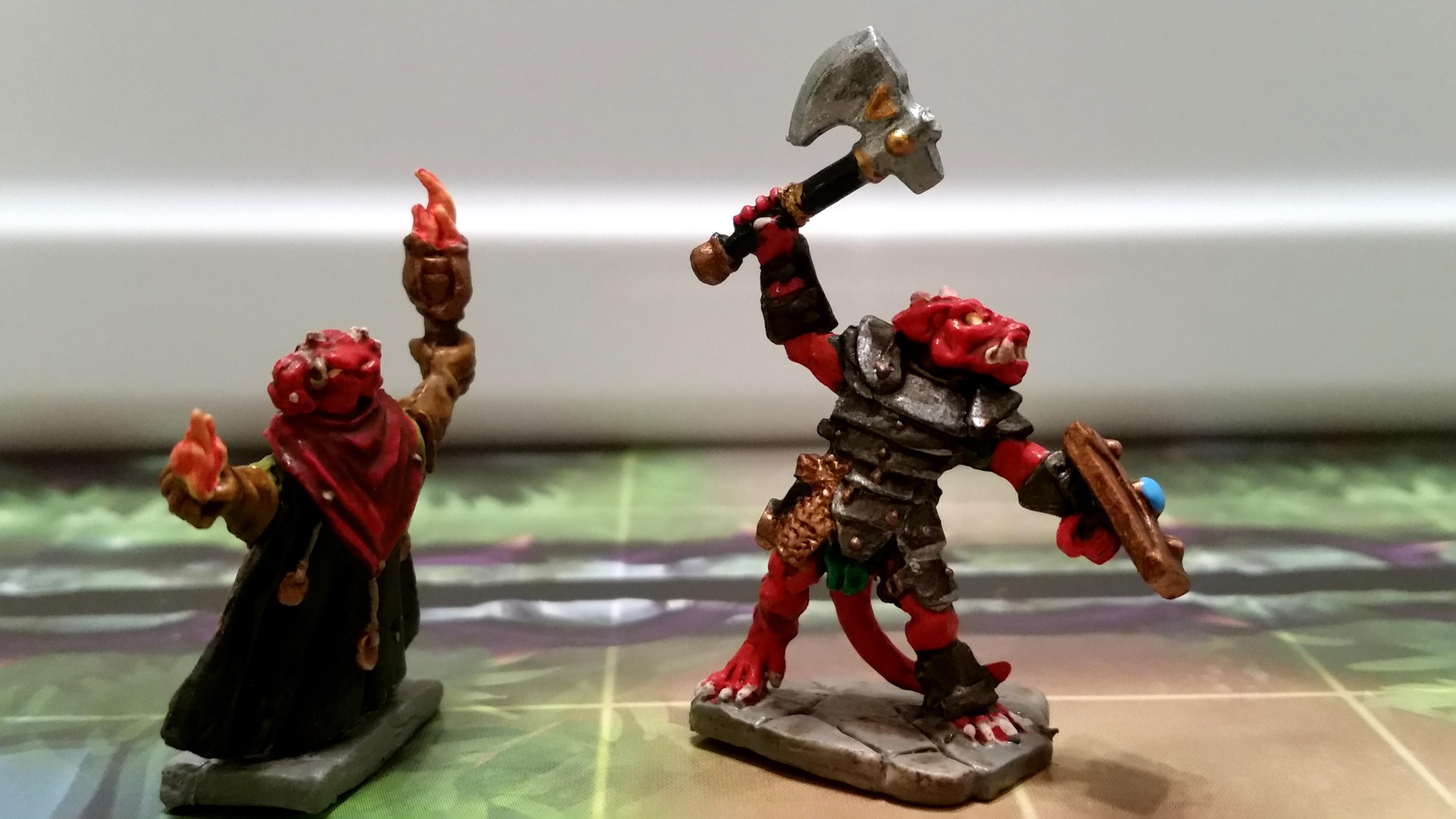 Kobold Sorceror, Kobold Warlord, Kobold Warrior, Reaper