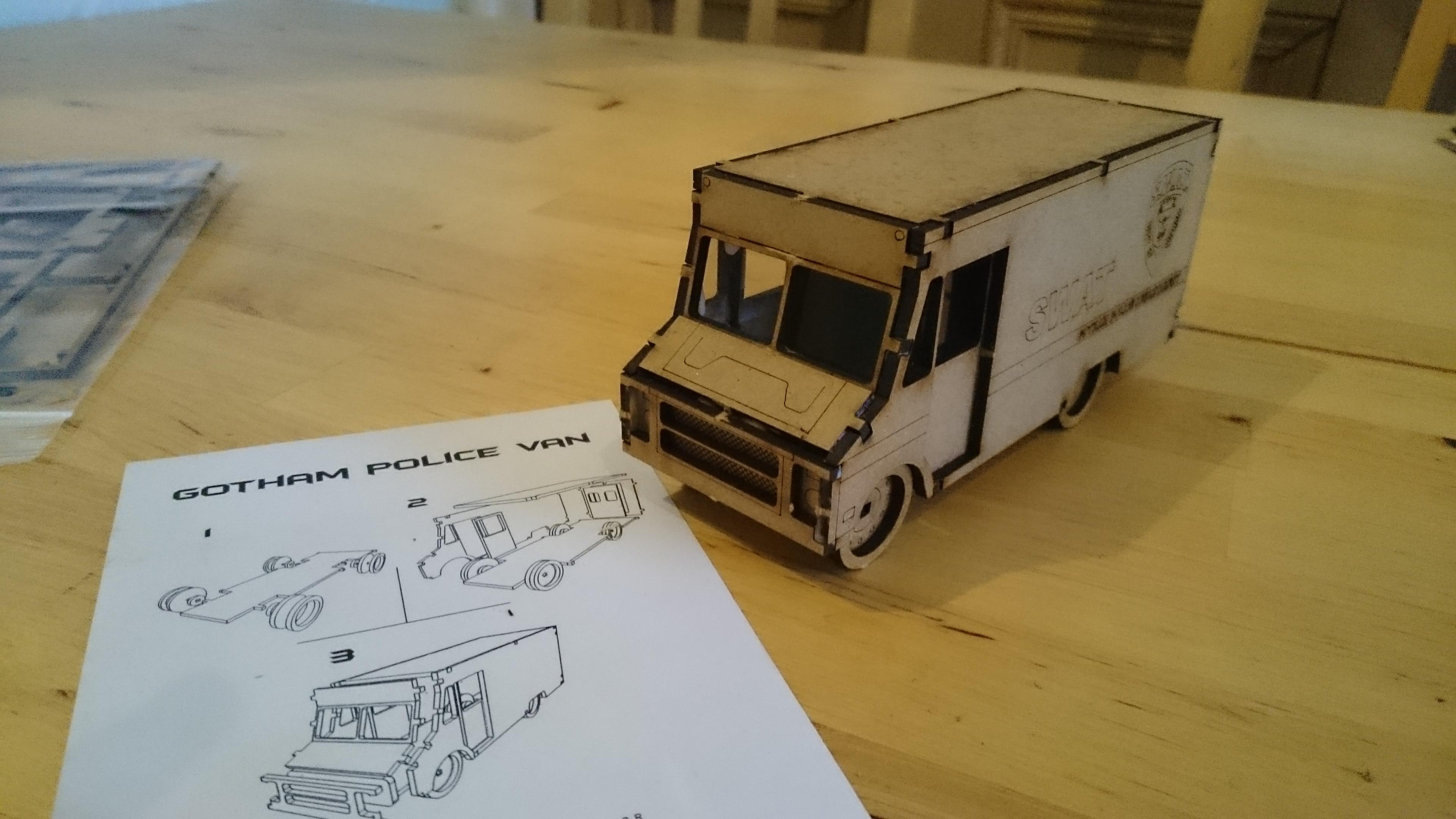 Batman, Bmg, Comic, Dc, Dcu, Dcumg, Harley Quinn, Joker, Knight Models, Mdf, Police, Superhero, Swat, Terrain, Truck, Van