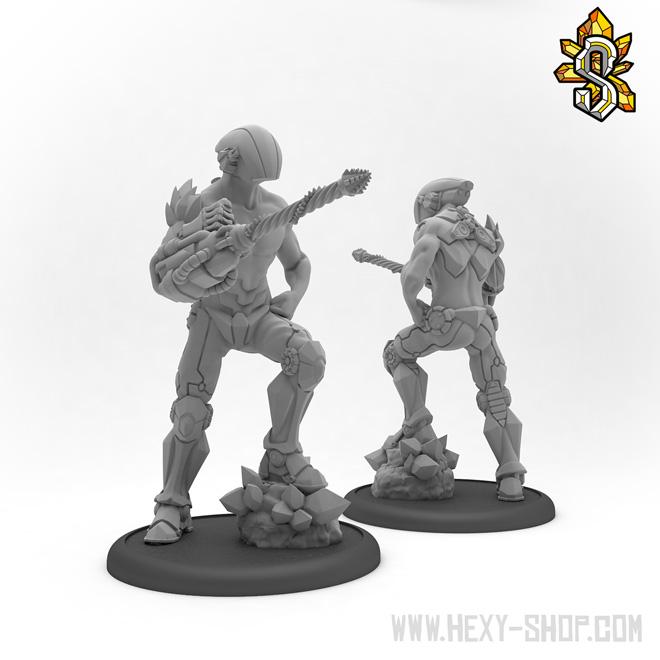 28mm, Figures, Hexy, Miniatures, Star Scrappers
