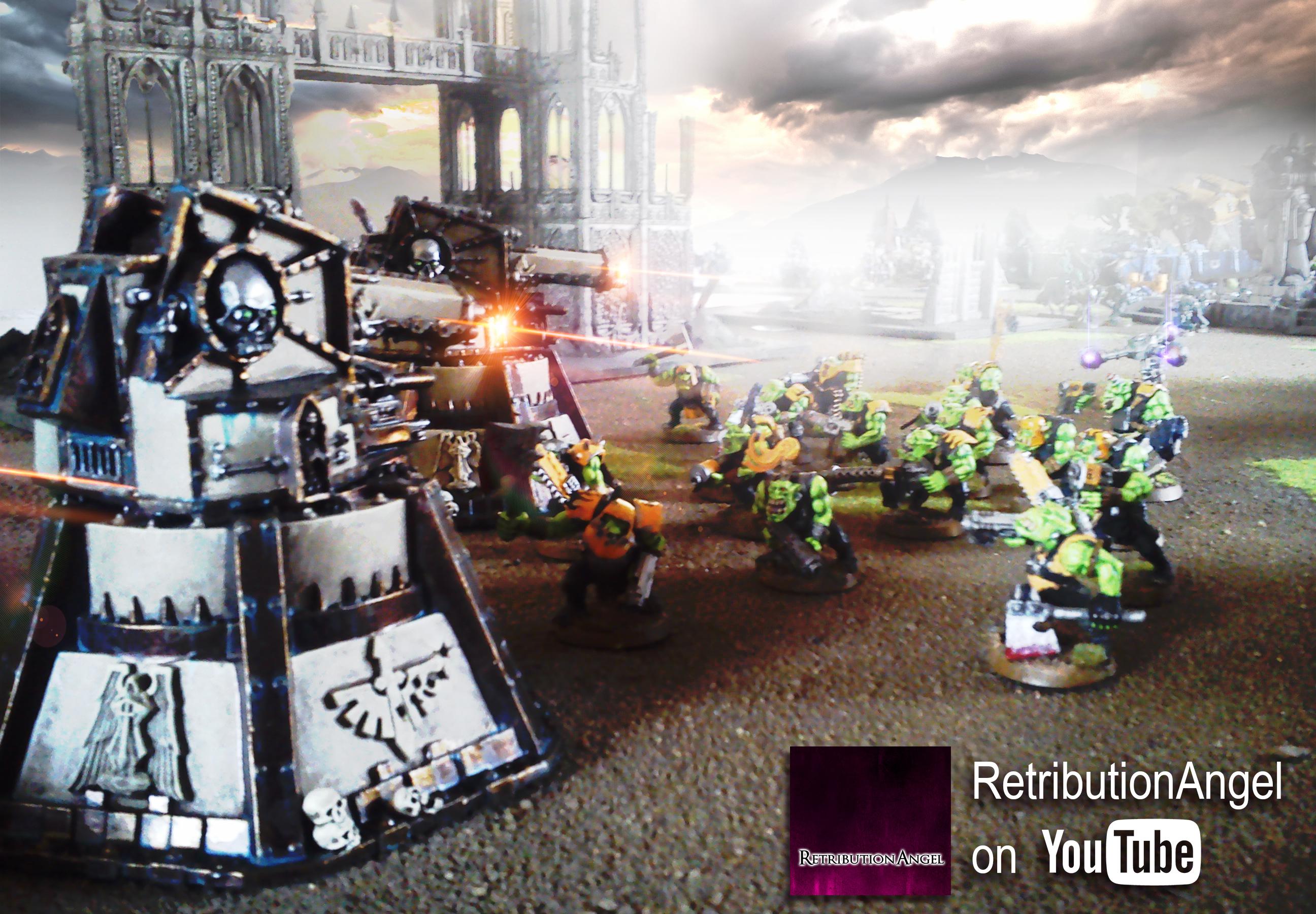 Cannon, Dark Angels, Darkangel, Deathwing, Orks, Wall Of Martyrs: Vengeance Weapon Battery