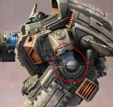 The inner-arm in the red circle