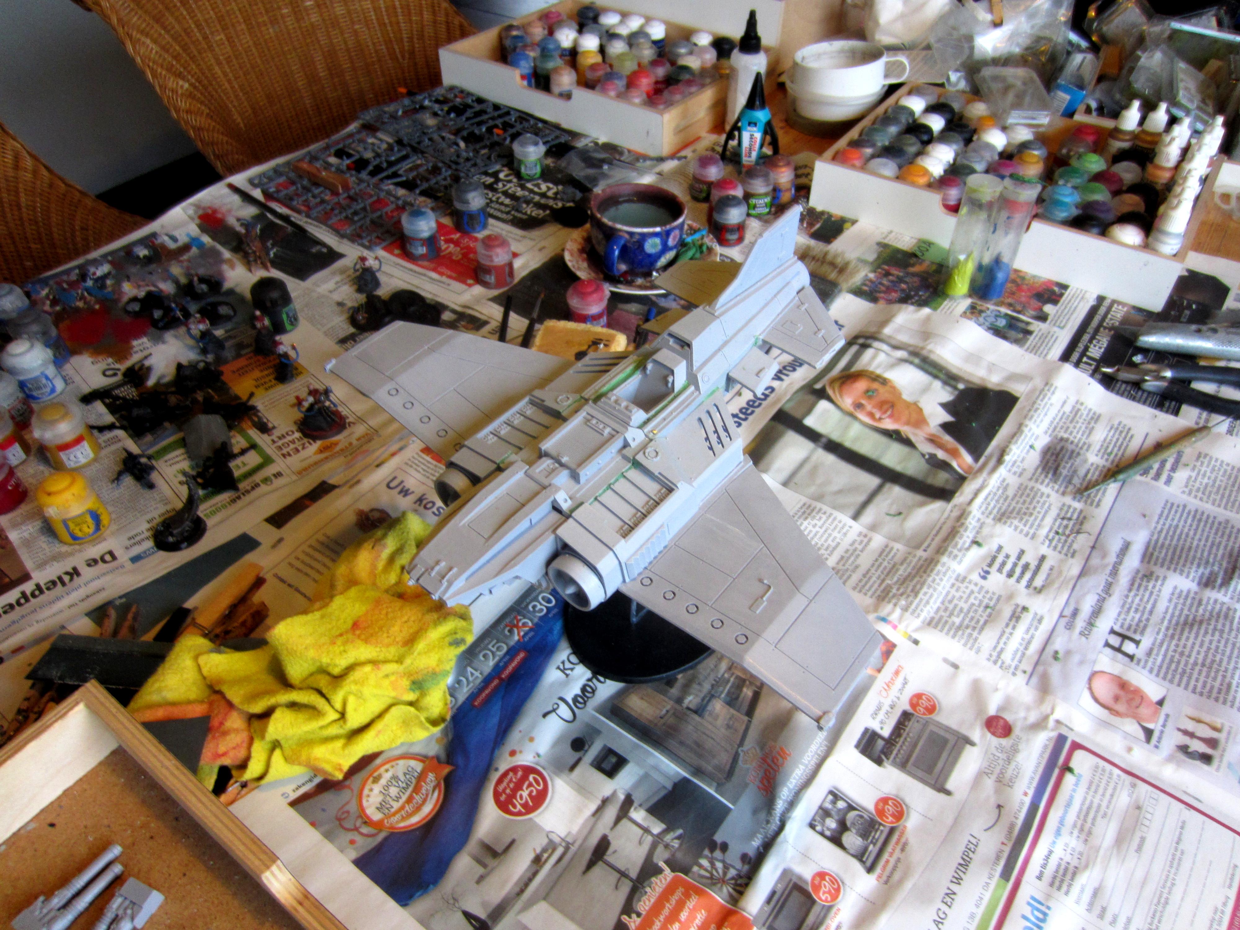 Forge World, Resin, Sisters Of Battle, Thunderbolt, Unpainted, Work In Progress