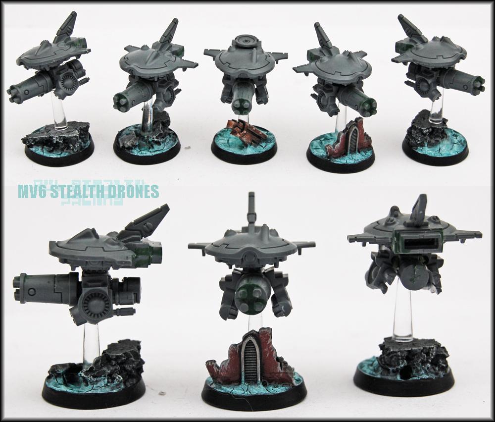Burst Cannon, Conversion, Drone, Drones, Stealthsuit, Stealthsuits, Tau, Tau Empire