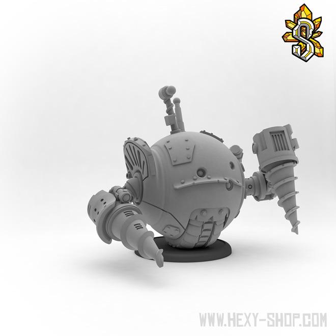 28mm, Dron, Hexy, Metanels, Robot, Science-fiction, Star Scrappers