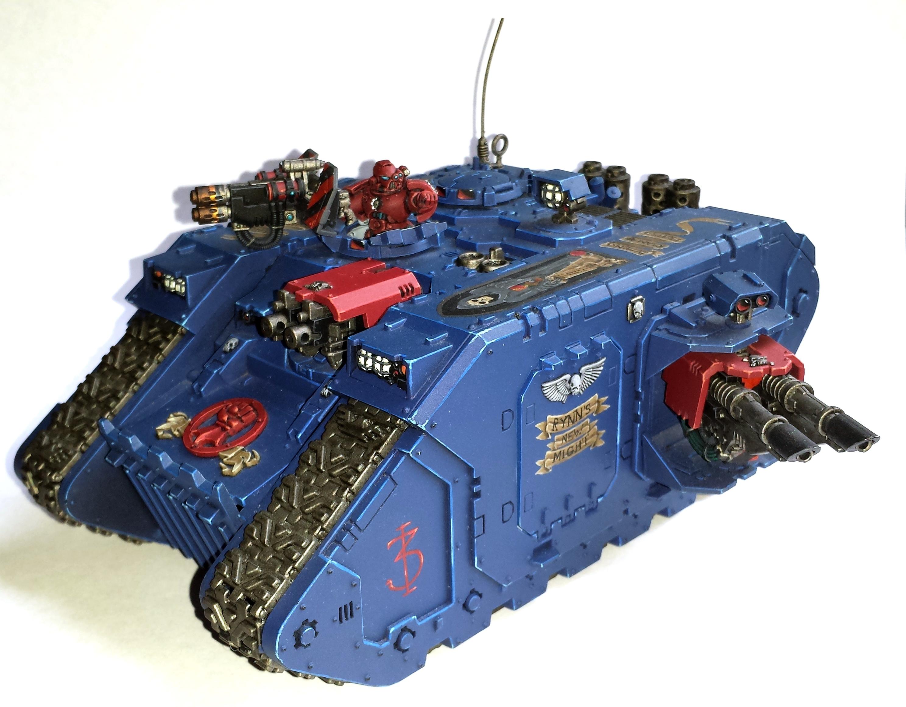 Crimson Fists, Land Raider, Space Marines, Warhammer 40,000