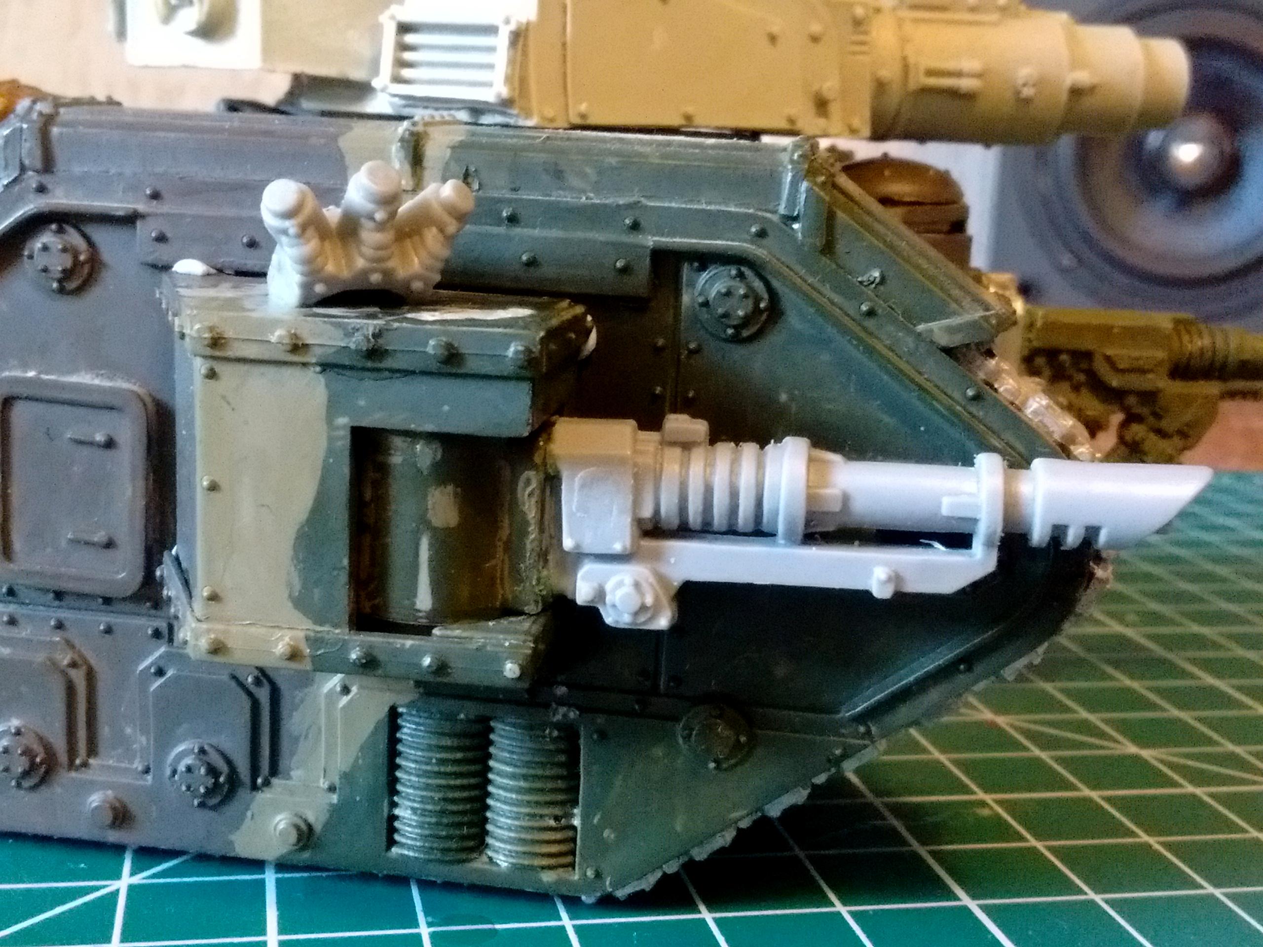 Astra Millitarum, Conversion, Imperial Guard, Las Cannon, Leman Russ, Tank, Work In Progress
