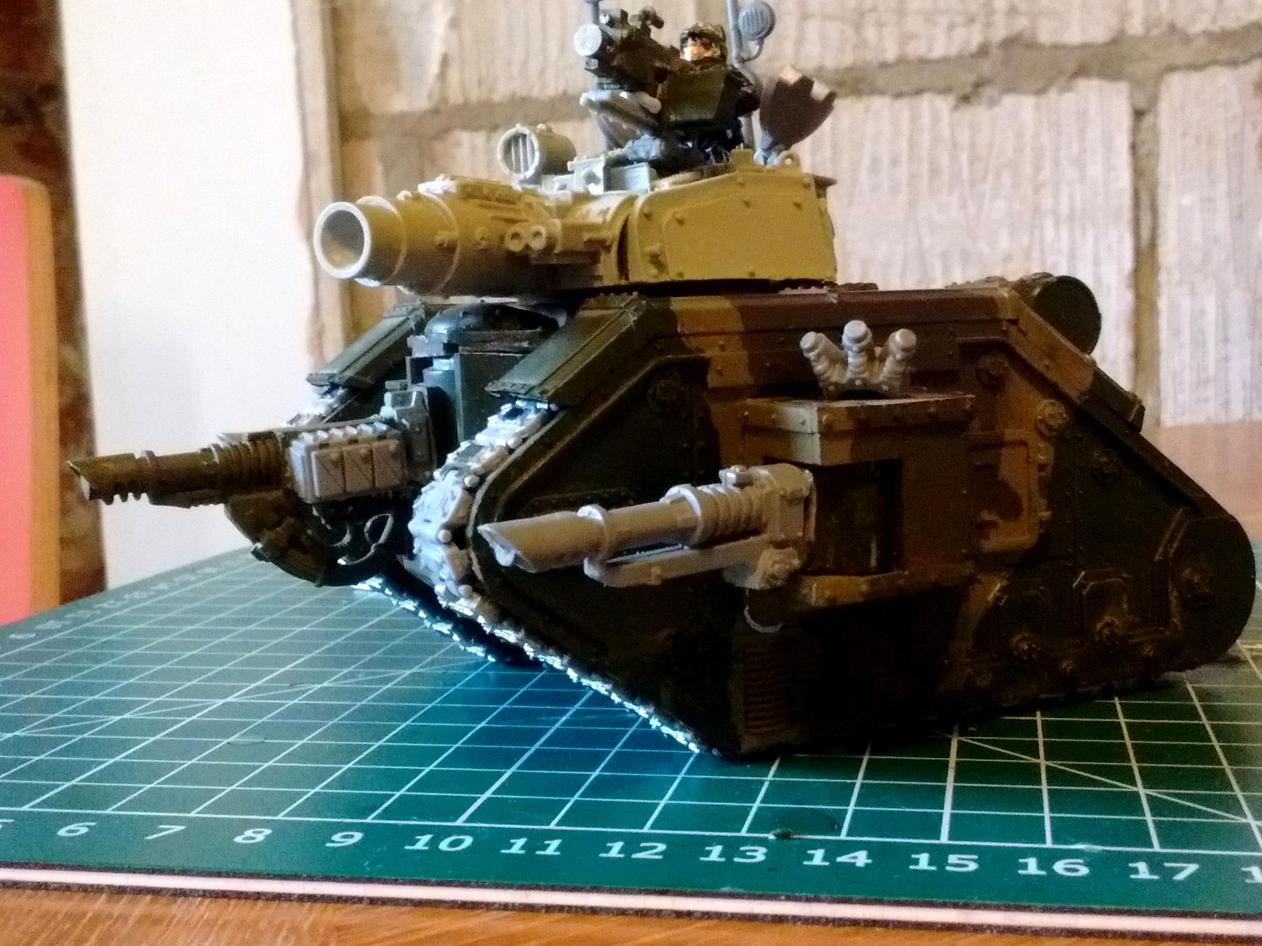 Astra Millitarum, Conversion, Imperial Guard, Leman Russ, Tank, Work In Progress
