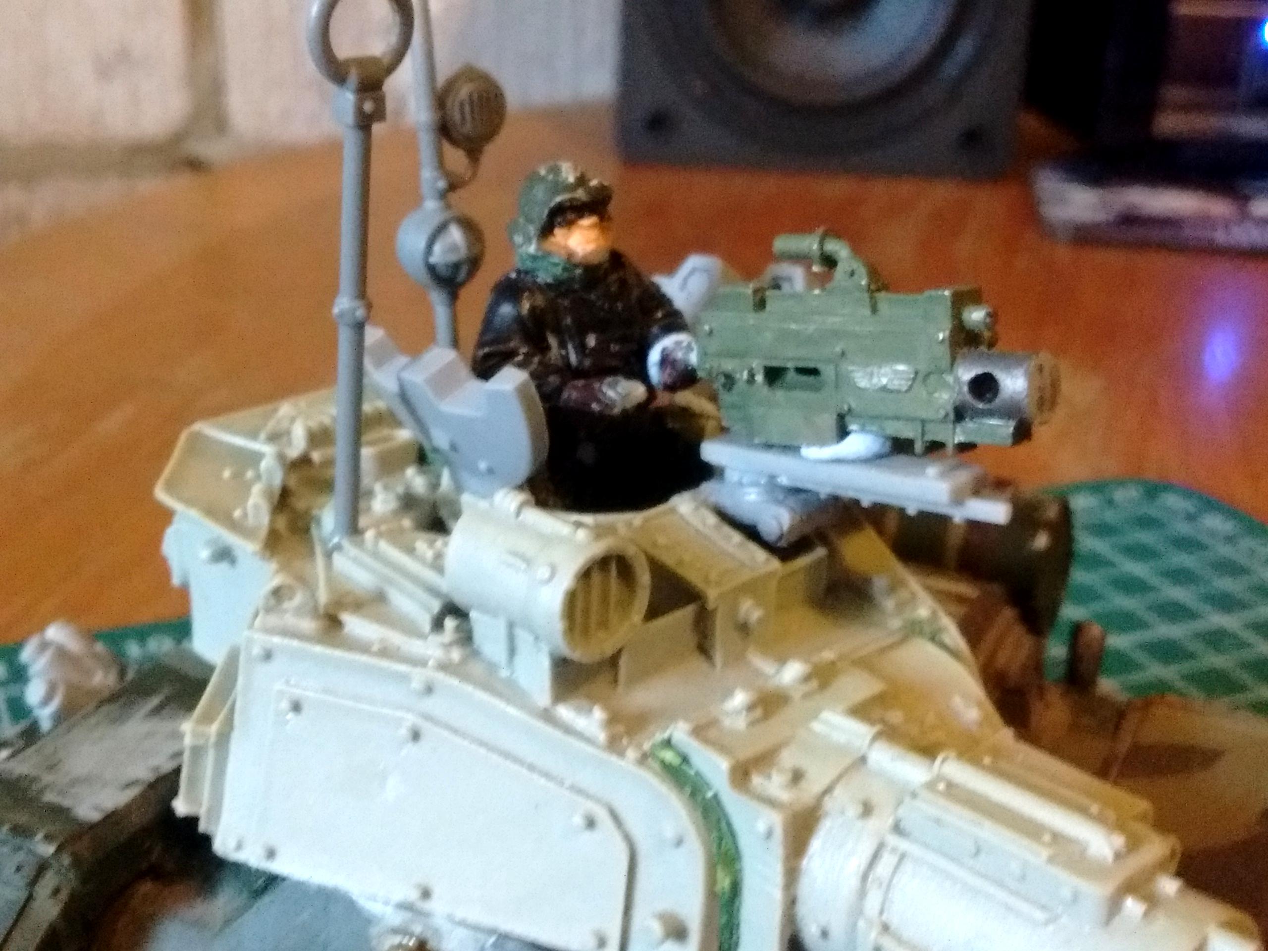 Astra Millitarum, Conversion, Heavy Bolter, Imperial Guard, Leman Russ, Tank, Work In Progress