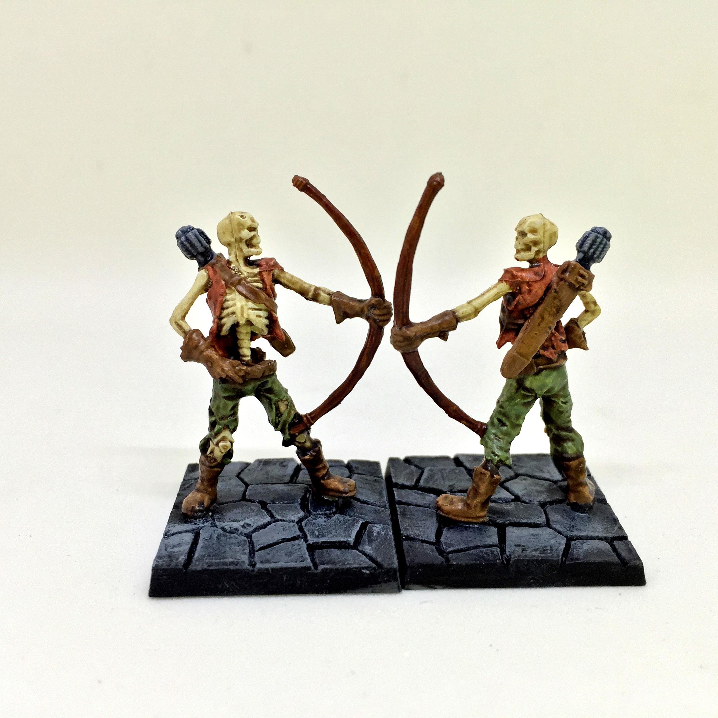 Archers, Board Game Plastic, Dungeon, Dungeon Saga, January 2016, Mantic, Skeletons