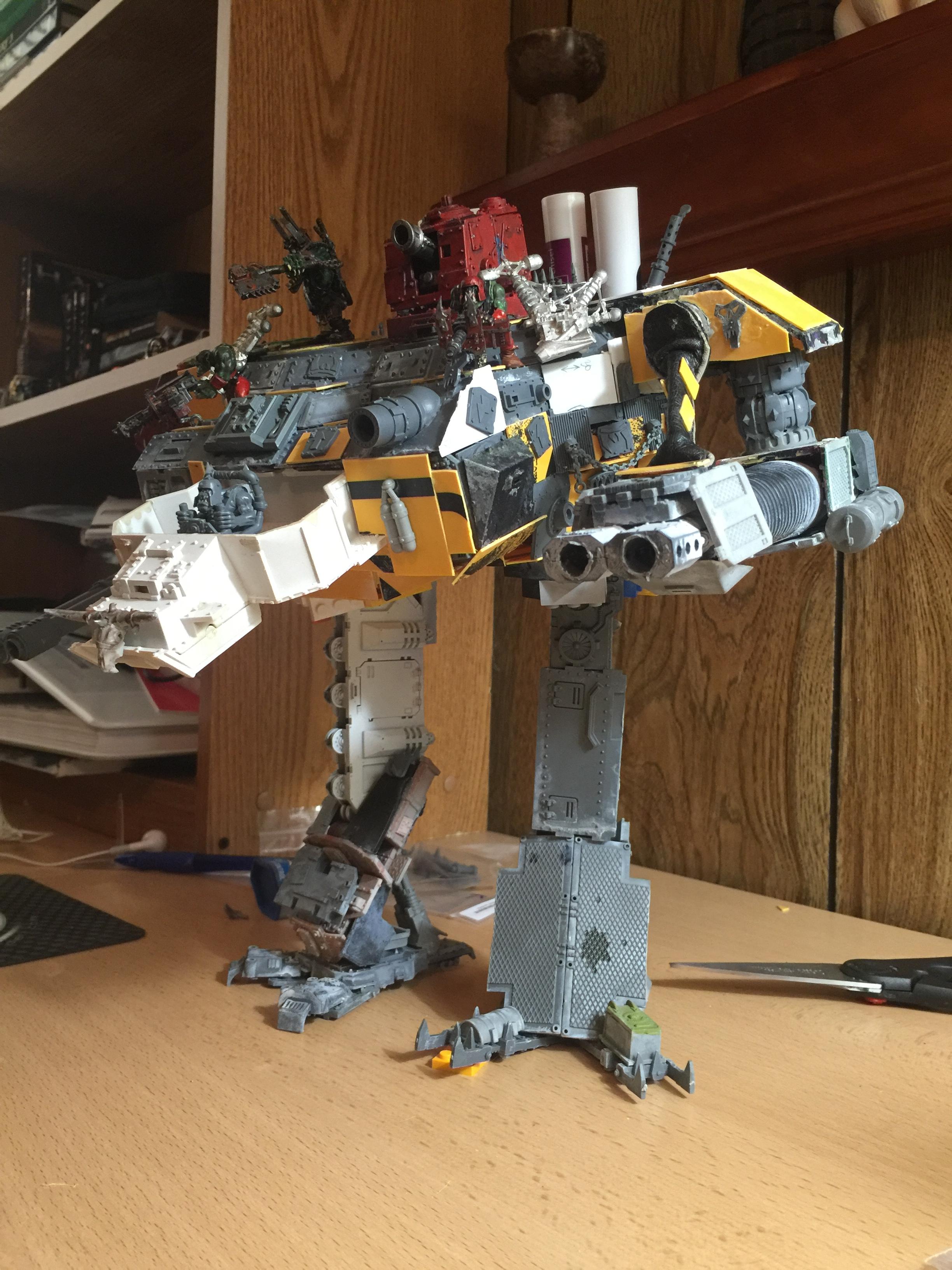 Looted, Orks, Scratch Build, Titan, Titan Abuse, Warhound