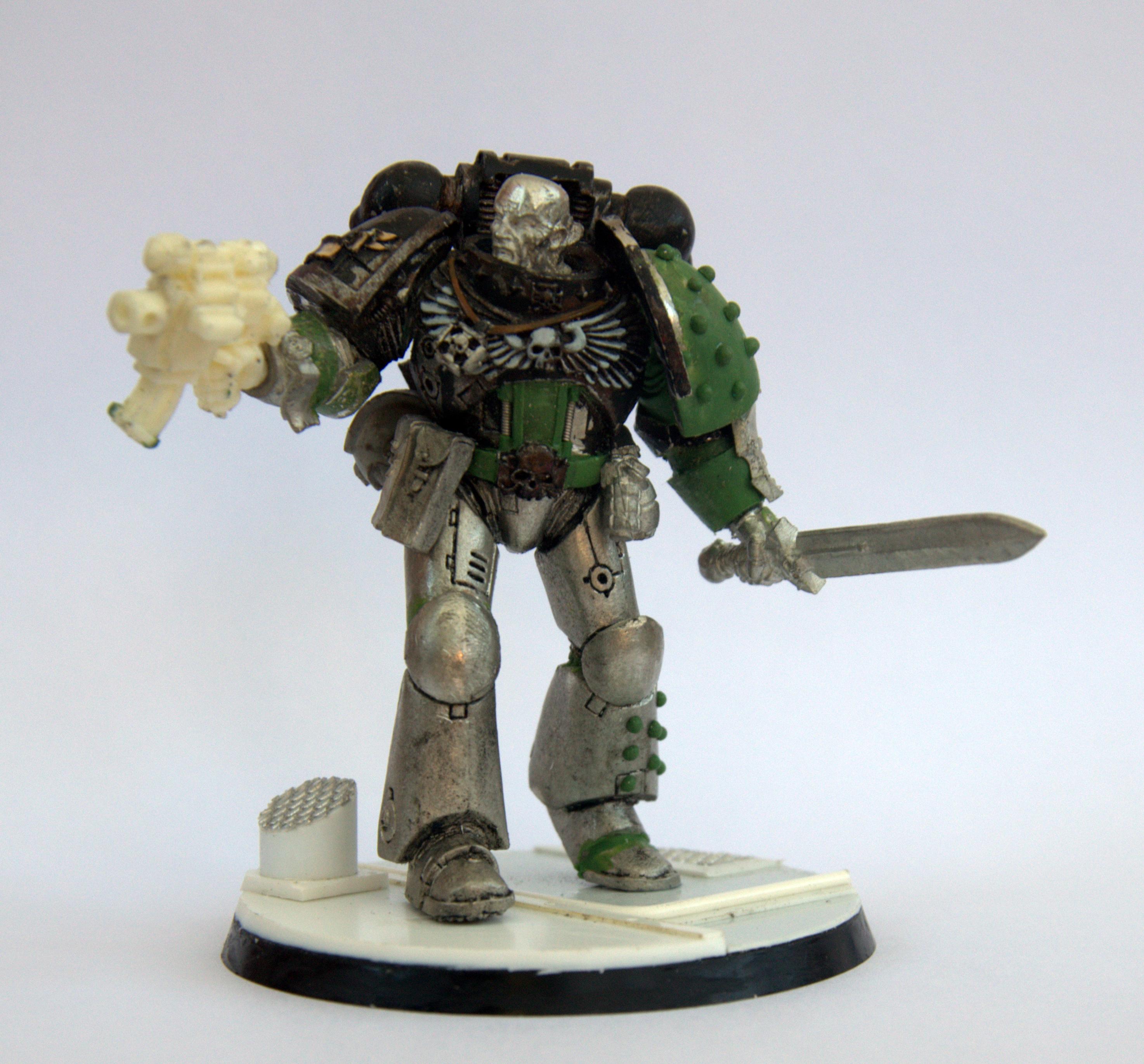 54mm, Conversion, Inquisitor, Space Marines