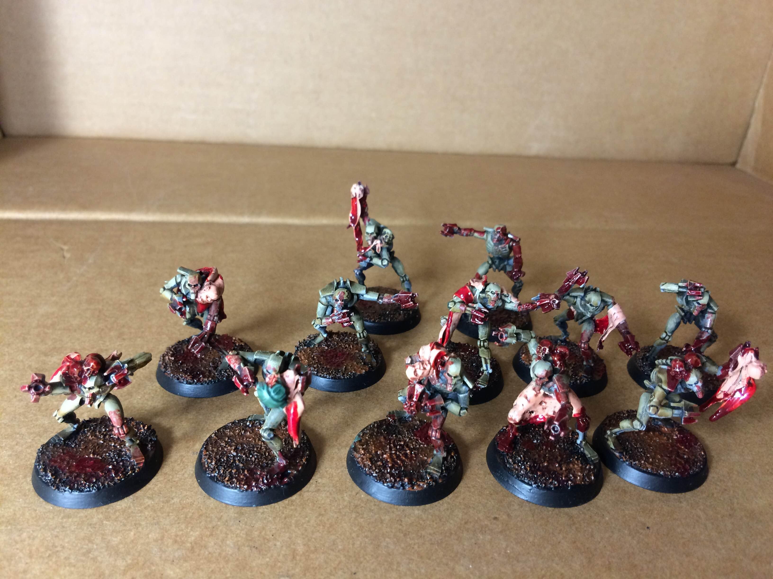 Blood, Conversion, Custom, Flayed Ones, Greenstuff, Necrons, Warhammer 40,000, Warhammer Fantasy