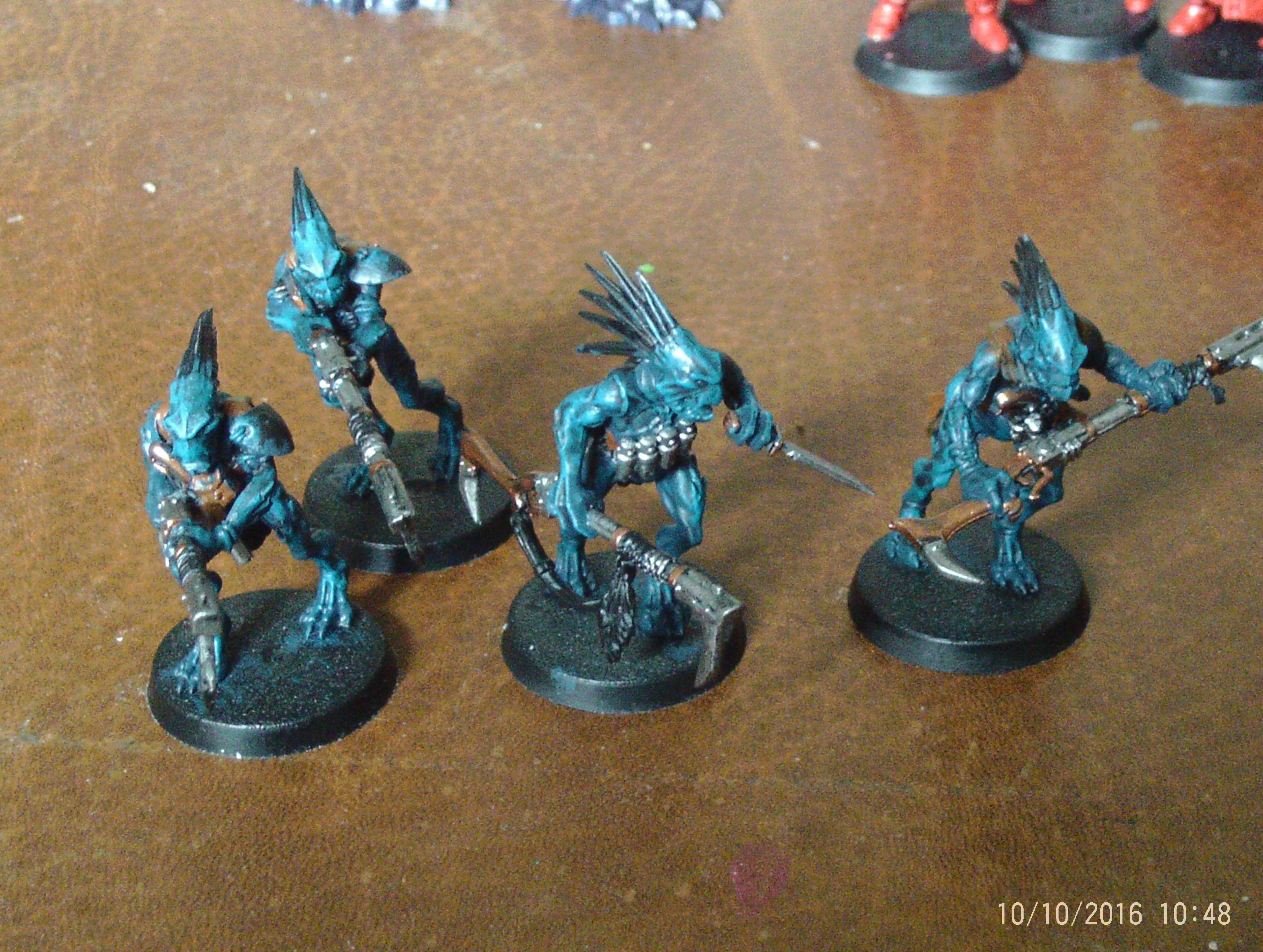 First 4 Kroot WIP 1