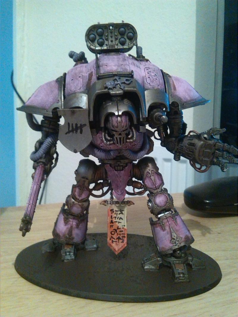 Chaos Knight Chaos Space Marines Pink Renegade Knight Slaanesh Warhammer 40000 Renegade 6366