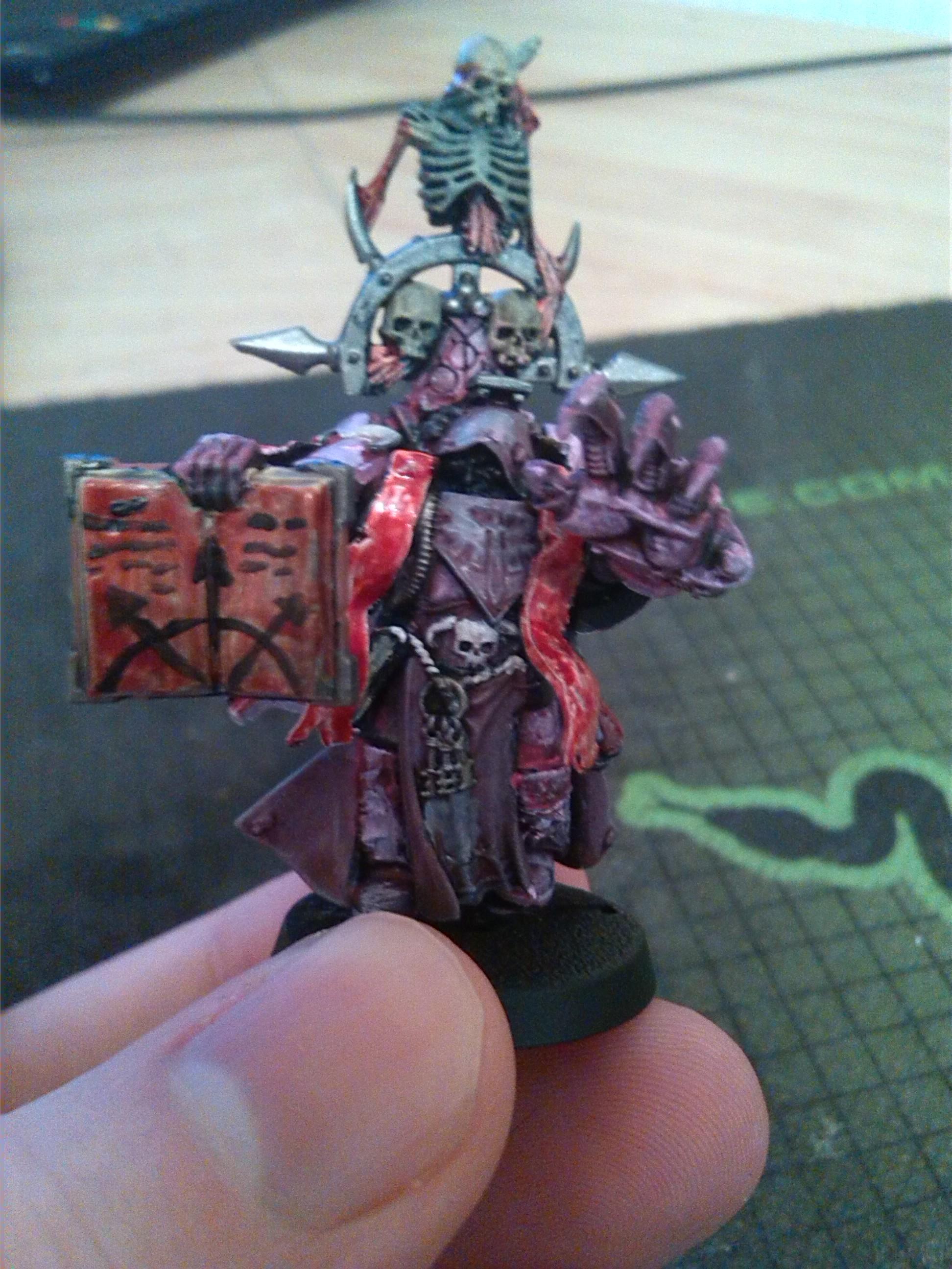 Chaos Space Marines, Dark Apostle, Painted, Slaanesh, Warhammer 40,000