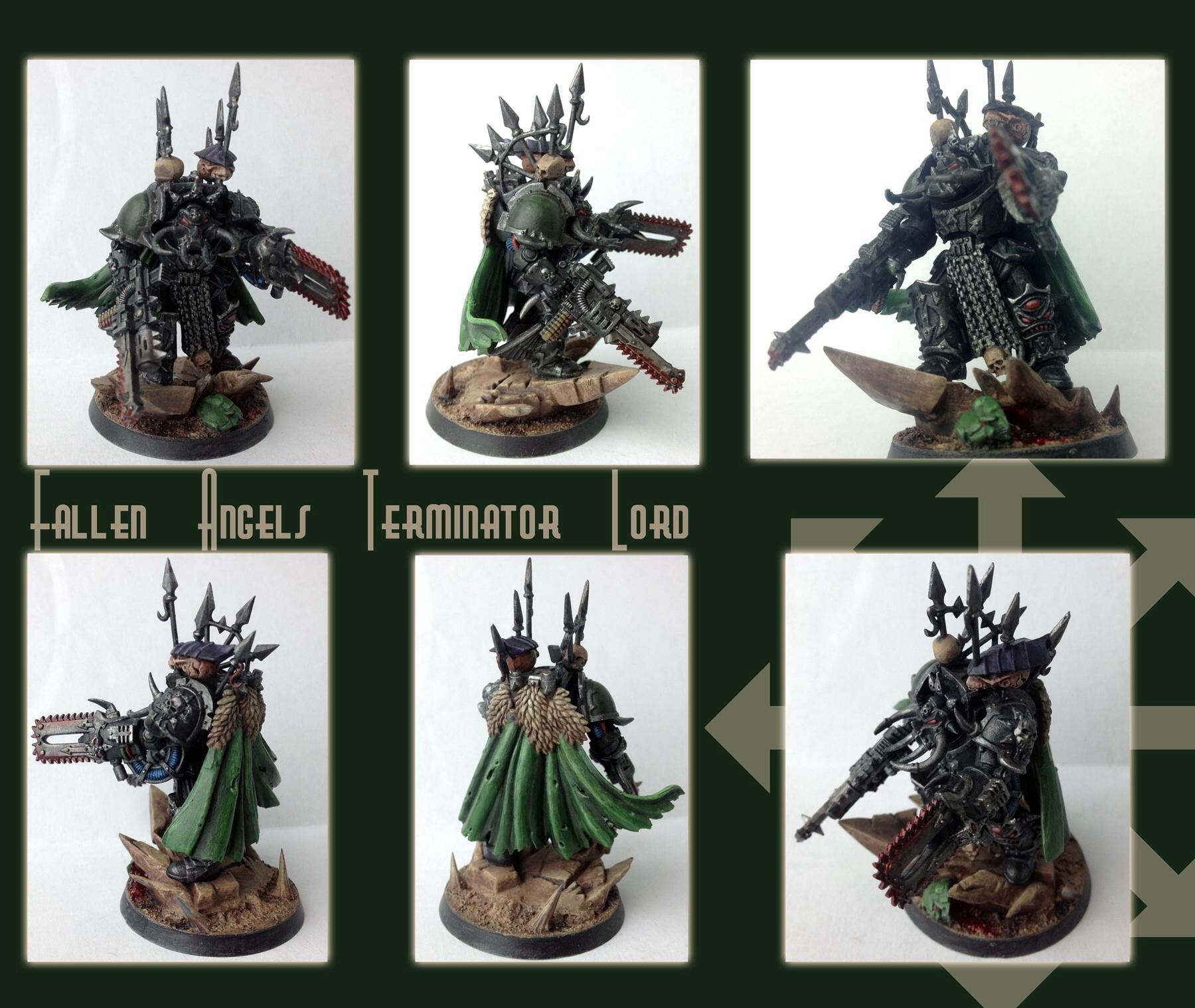 Chaos, Dark Angels, Fallen Angel, Lord, Space Marines, Terminator Armor, The Fallen, Warhammer 40,000