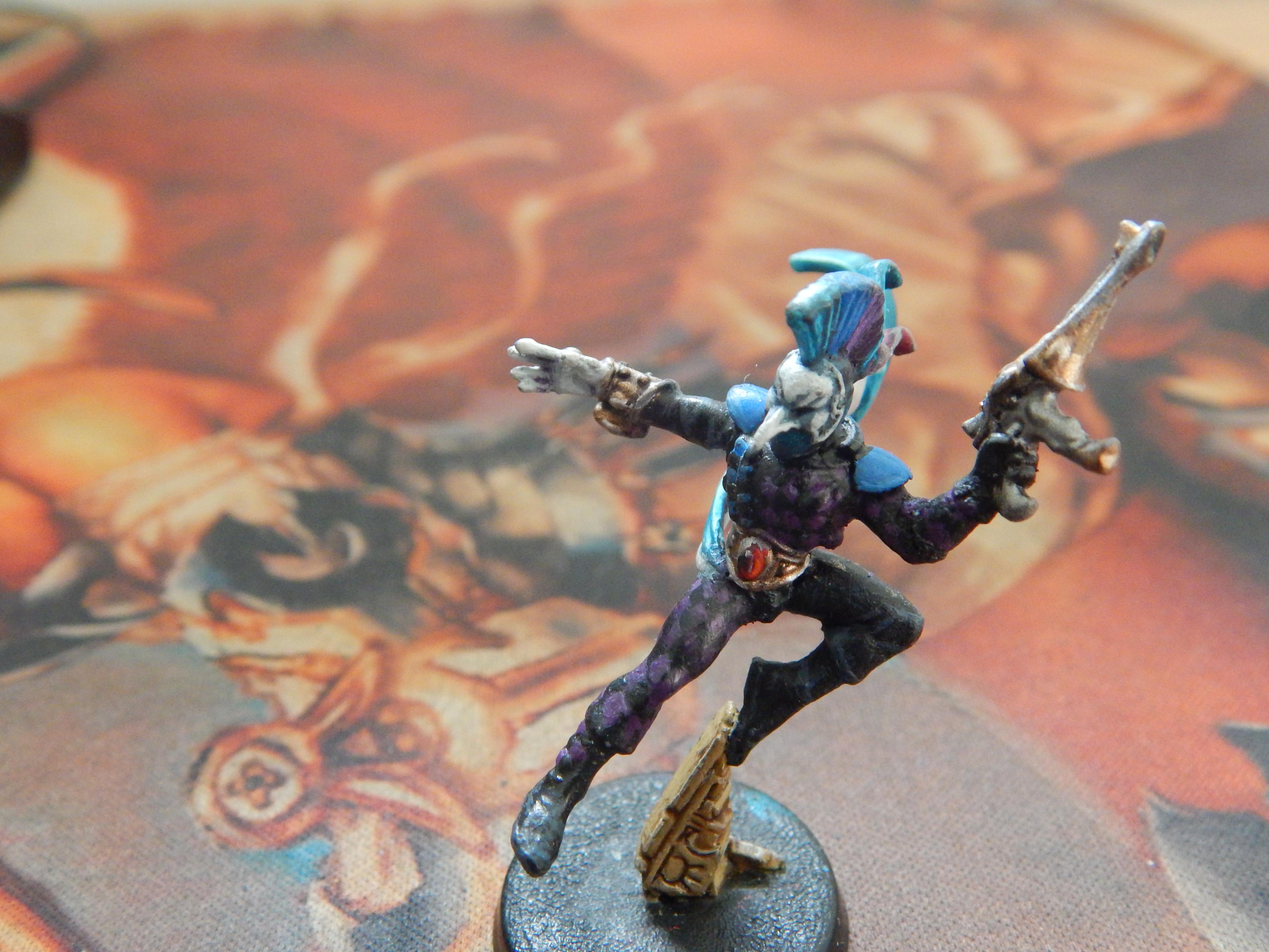 Harlequins, Painting, Purple And Black Harlequins, Warhammer 40,000