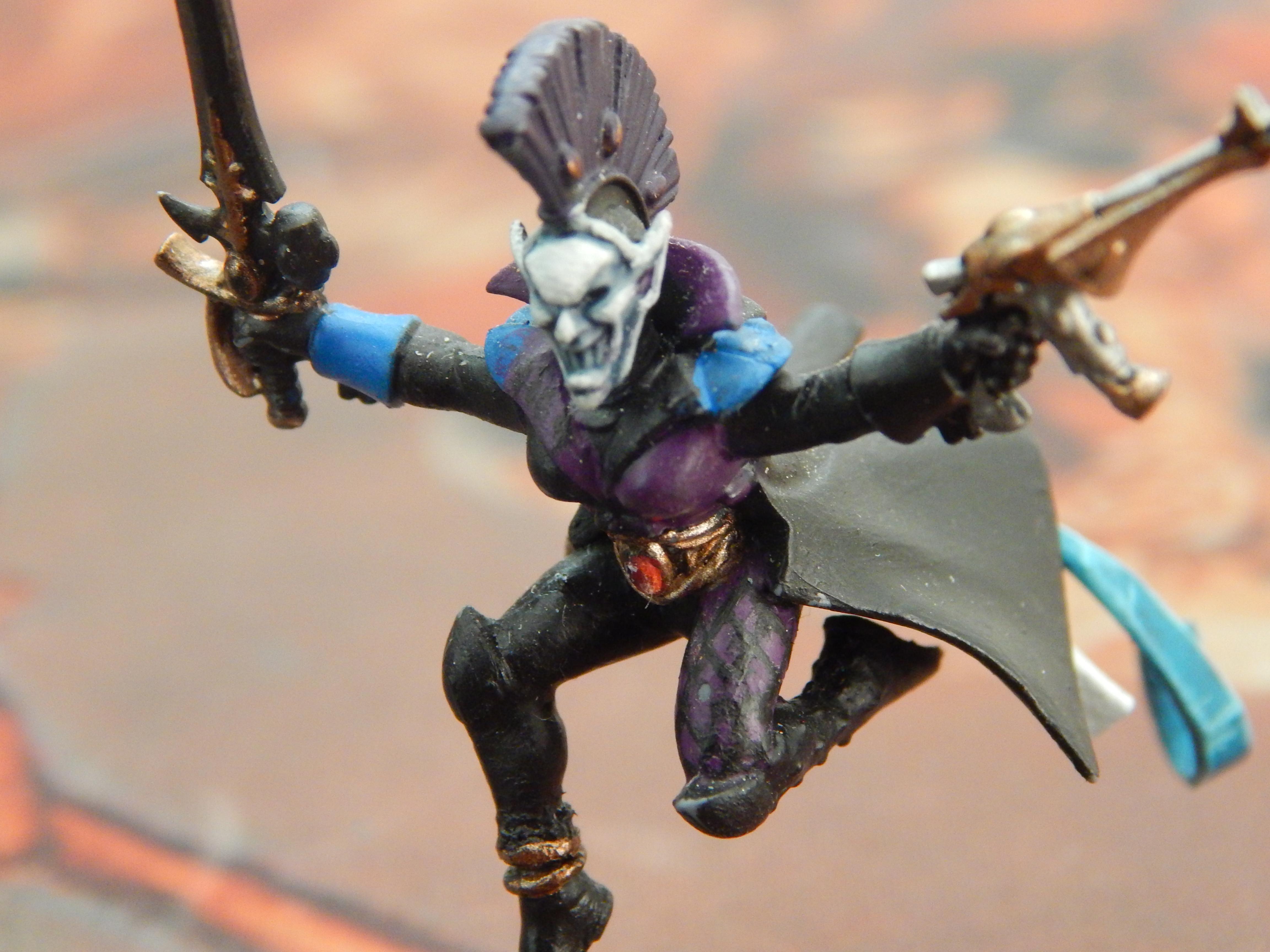 Harlequins, Painting, Purple And Black Harlequins, Warhammer 40,000