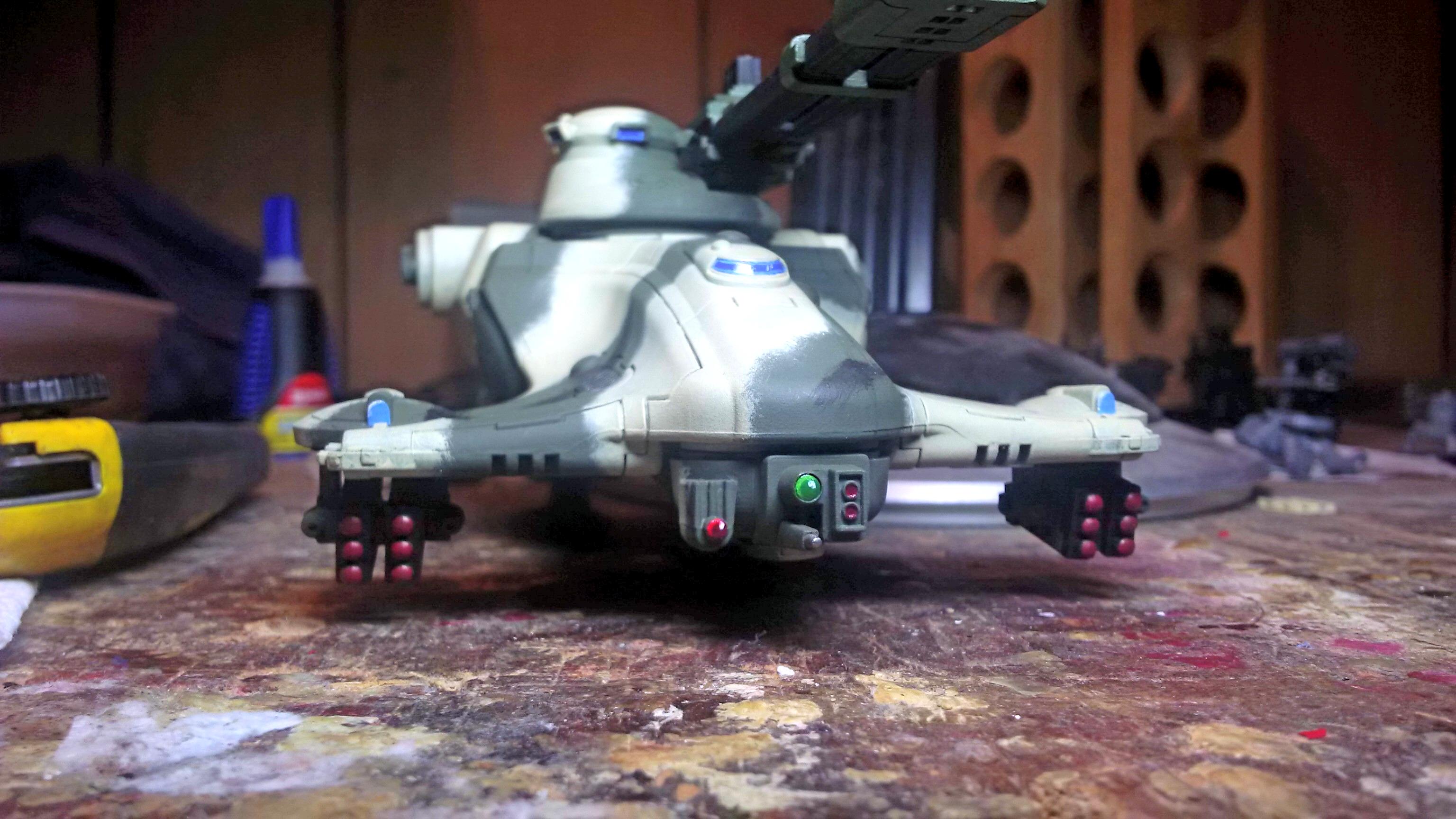 Camo Tau, Camouflage, Hammerhead, Modern, Tank, Tau, Work In Progress