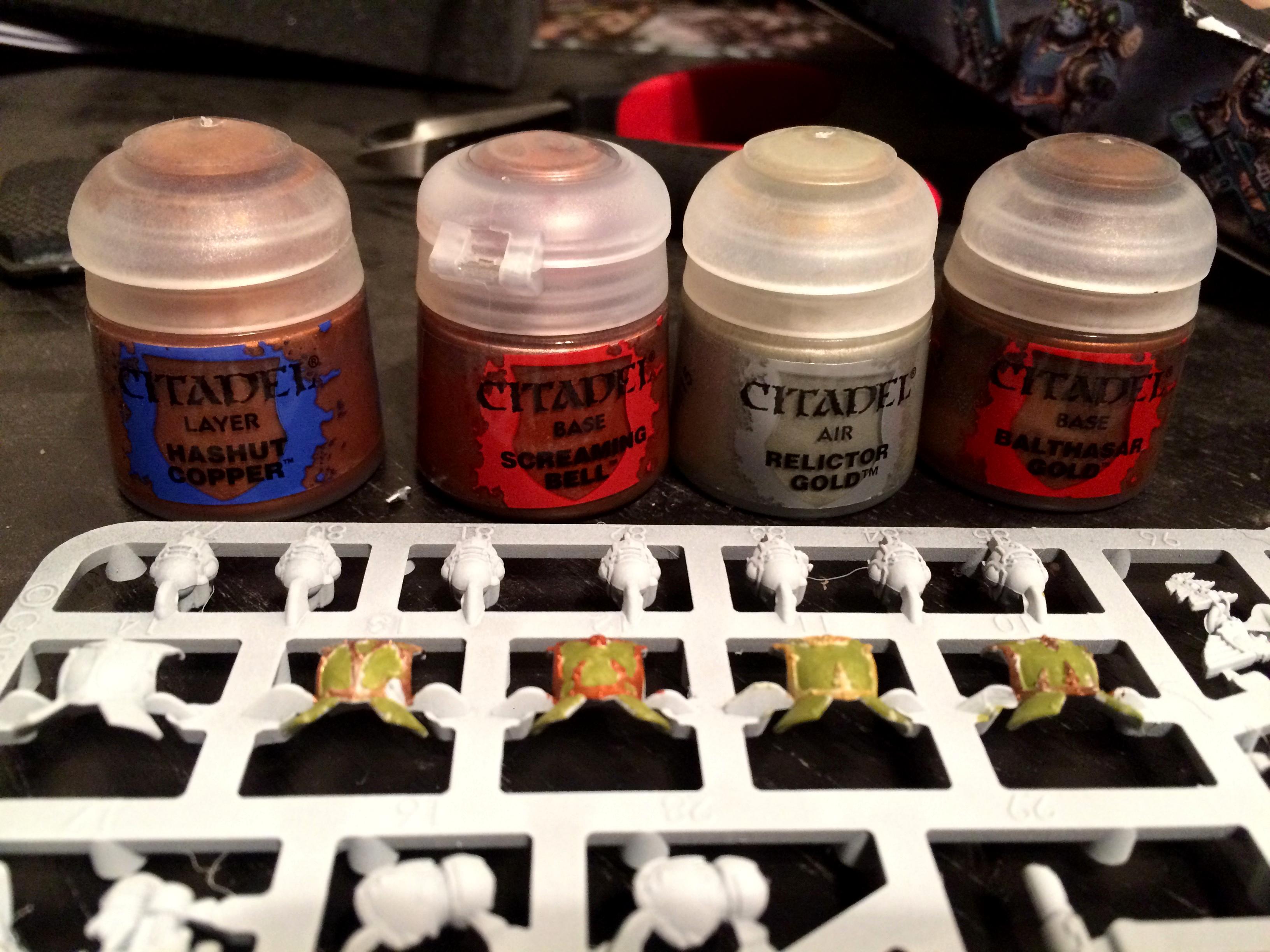 Paints used