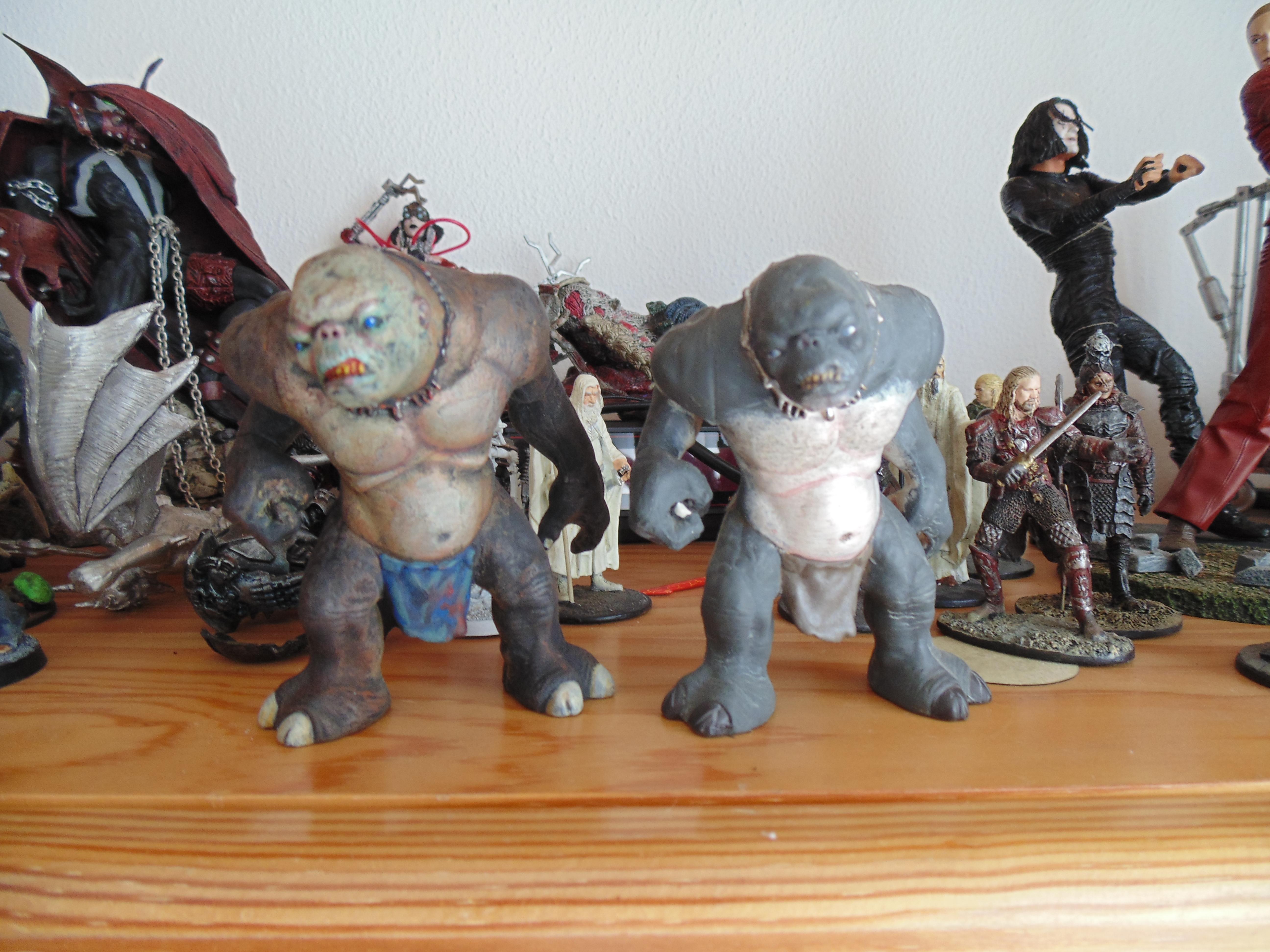 Ape, Cave Troll, Conversion, Dead, Goblins, Lord Of The Rings, Magical, Moria, Night, Nightgoblins, Repainted, Troll