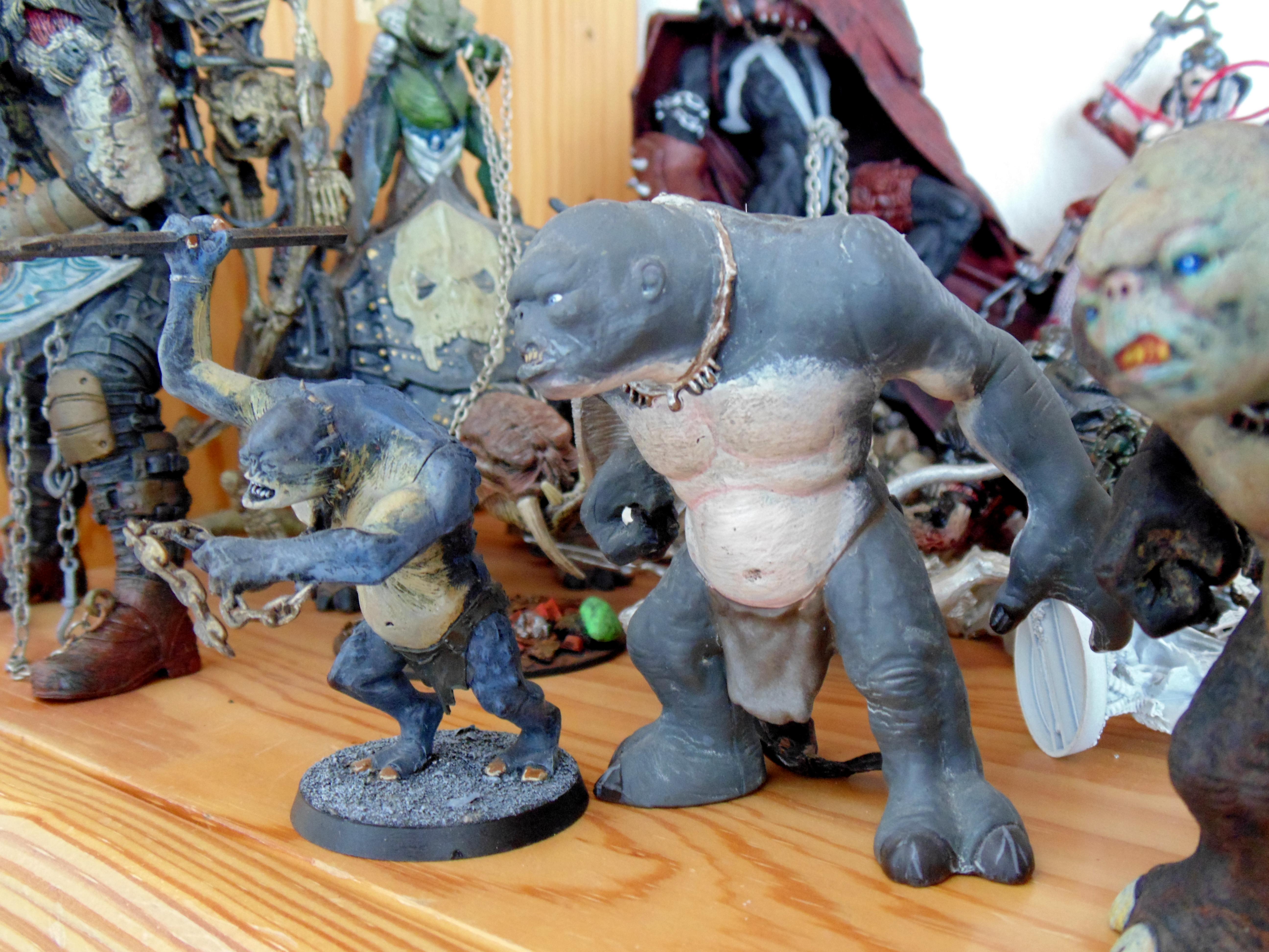 Ape, Conversion, Dead, Goblins, Lord Of The Rings, Magical, Night, Nightgoblins, Repainted, Troll