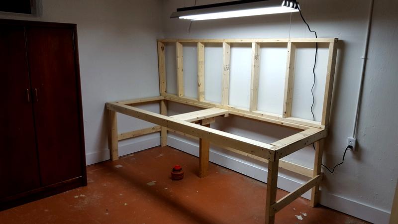 Bench, Painting, Workbench