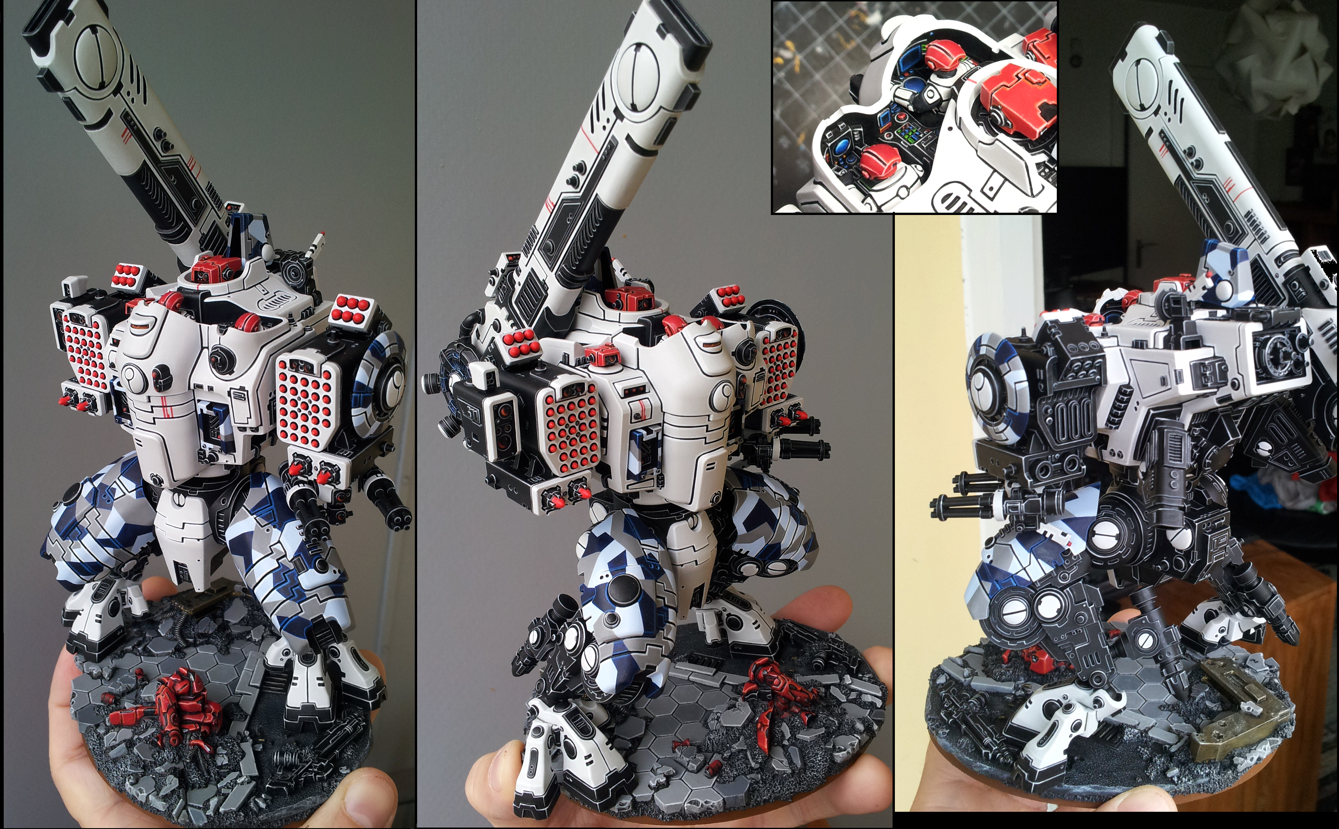 Stormsurge, Tau, Warhammer 40,000, Warhammer Fantasy, White