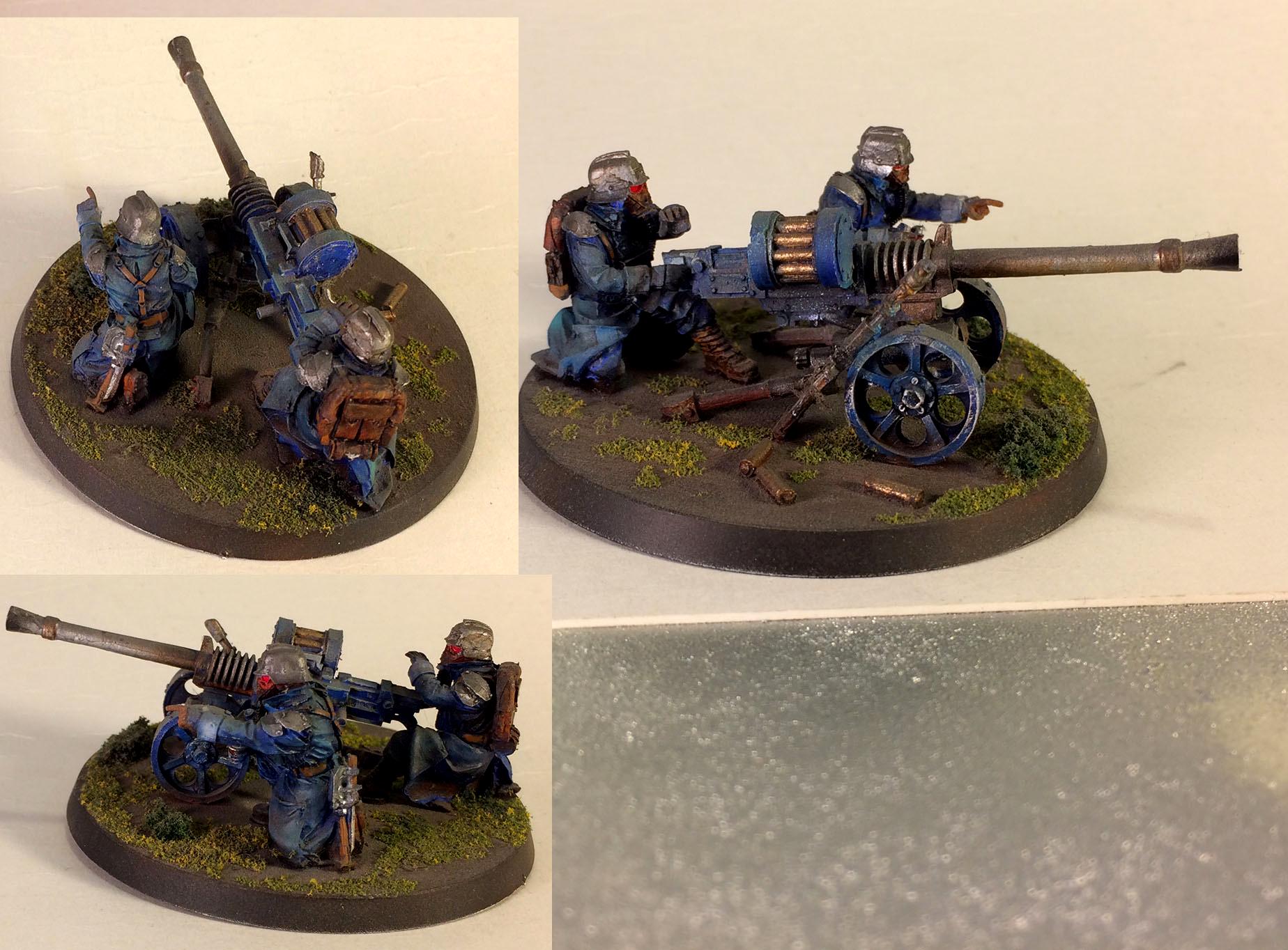 Airbrushed, Astra Militarum, Forge World, Heavy Weapons Team, Warhammer 40,000
