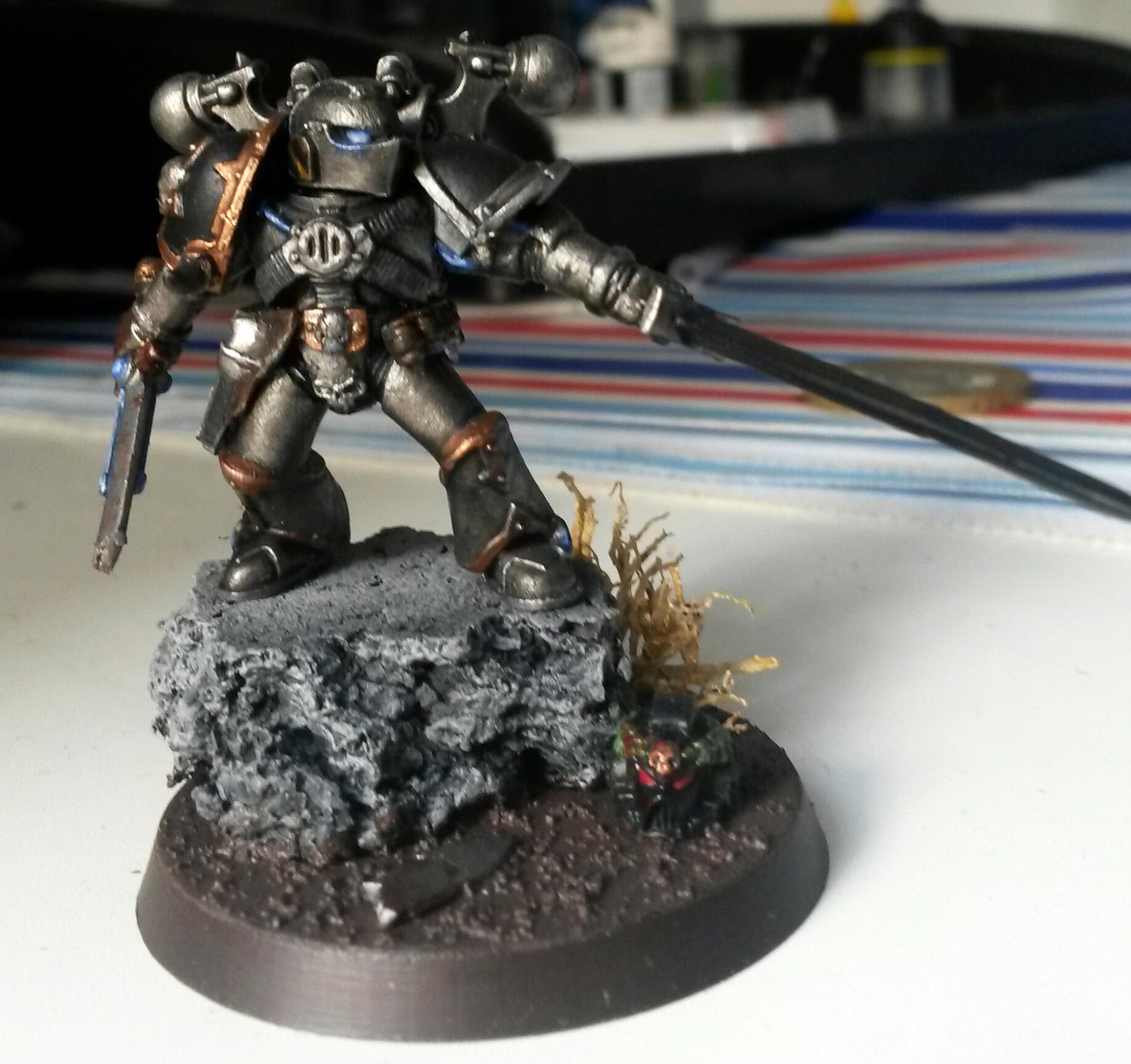 Black Templars, Chaos, Chaos Space Marines, Iron Warriors, Kitbash