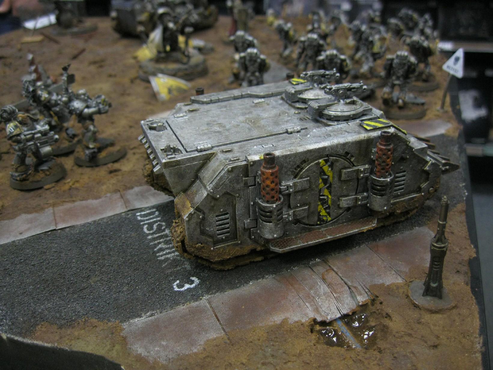 Armies On Parade, Deimos Rhino, Horus Heresy, Iron Warriors, Pre-heresy, Rhino, Warhammer 40,000