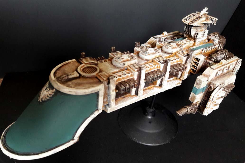 Rogue trader ship. Ковчег Механикус вархаммер. Warhammer корабль Адептус Механикус. Корабли Механикус вархаммер 40000. Warhammer 40000 террейн корабль.