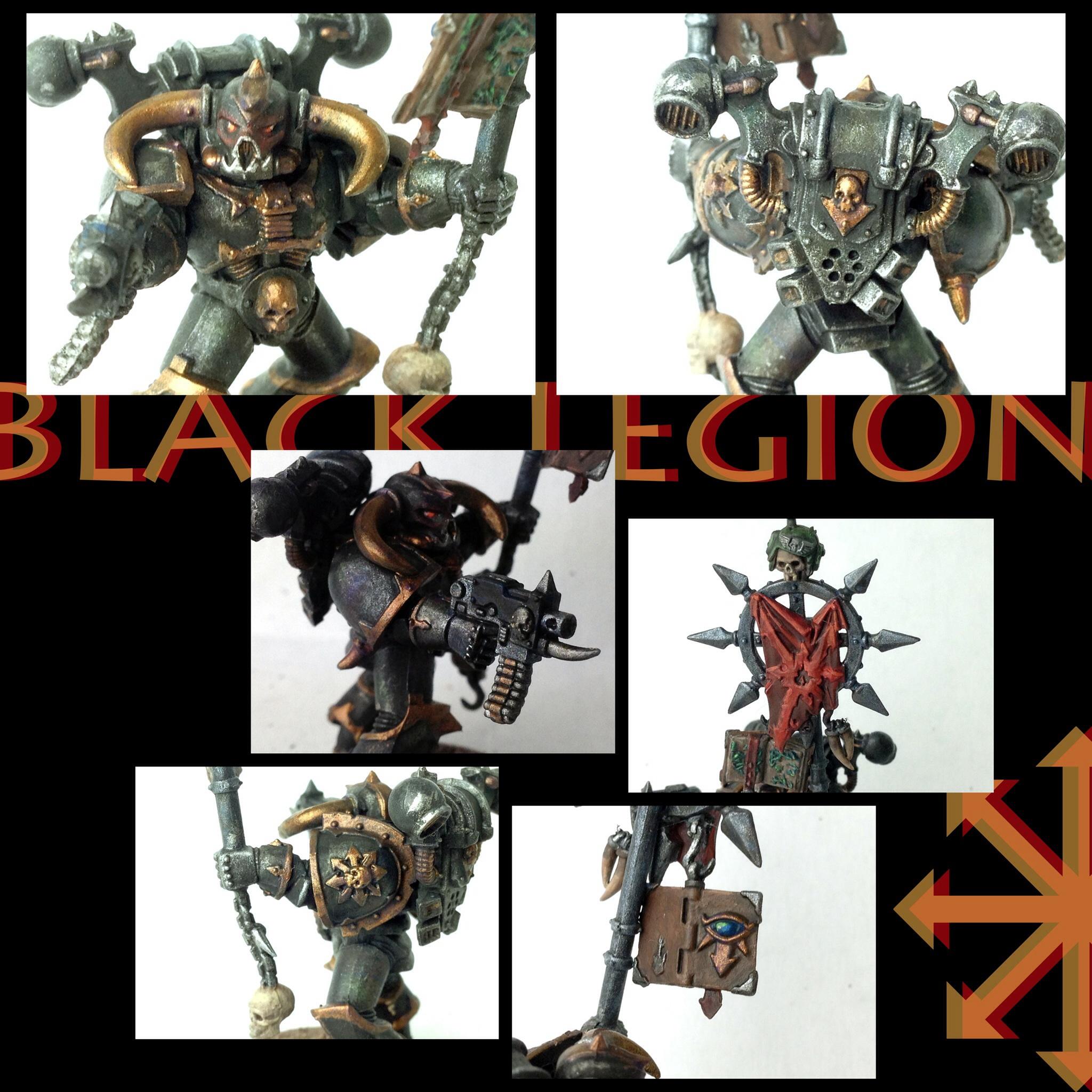 Black Legion, Chaos, Icon, Space Marines, Warhammer 40,000