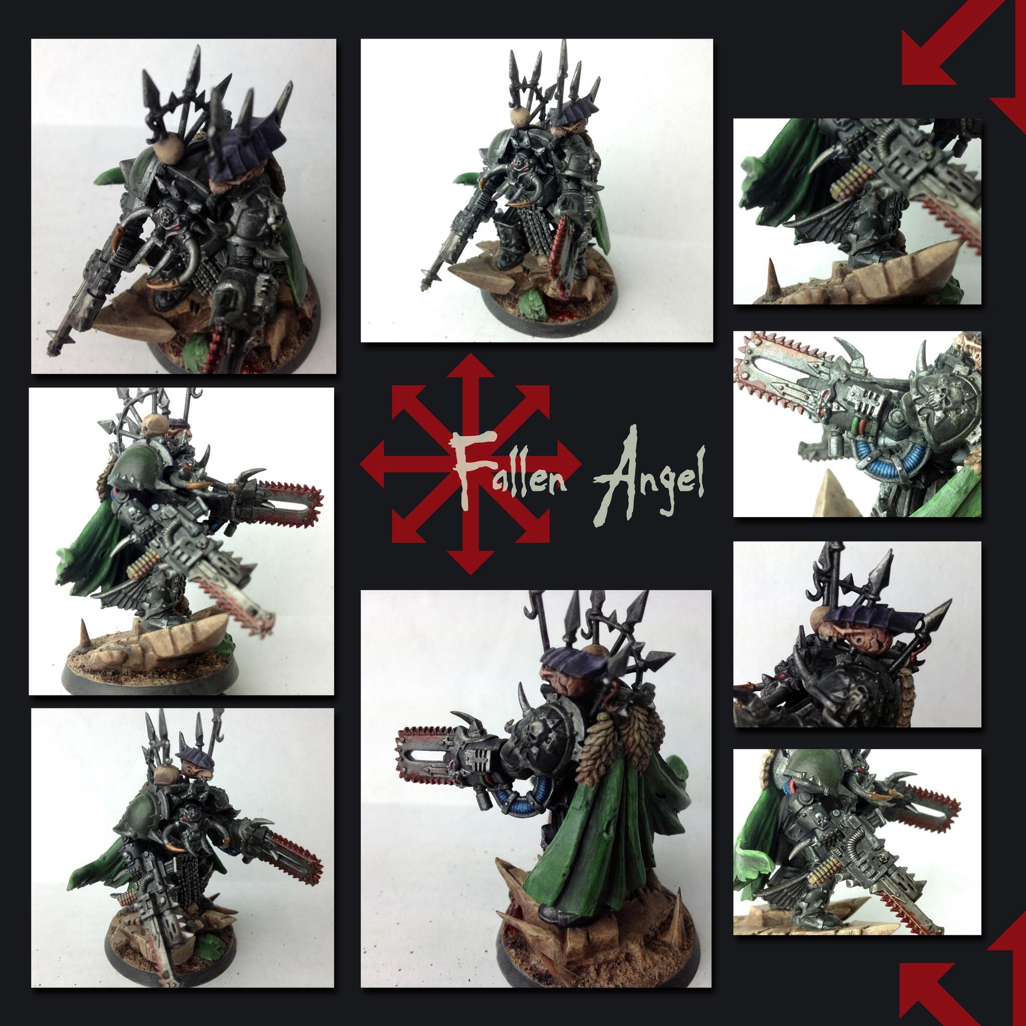 Chaos, Dark Angels, Fallen Angel, Lord, Space Marines, Terminator Armor, The Fallen, Warhammer 40,000